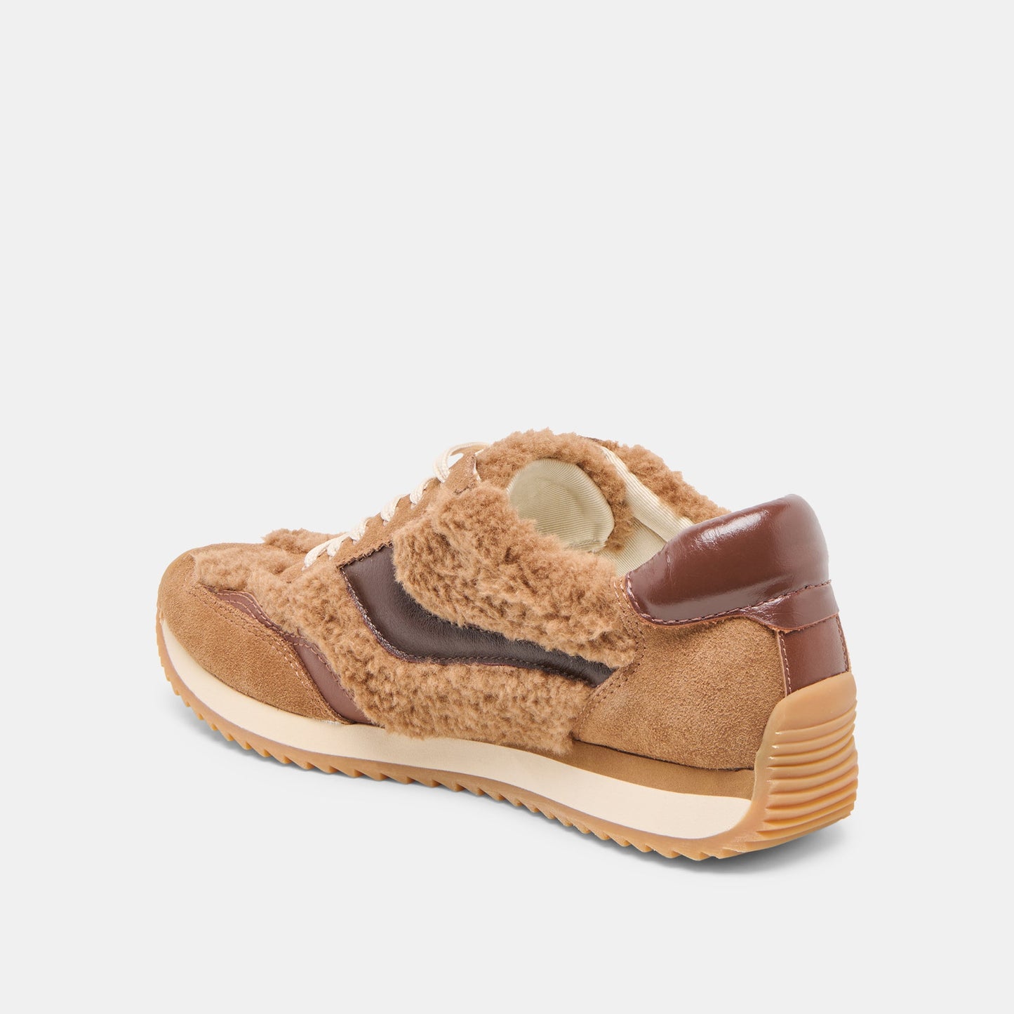 B.NTCD Plush Brown Plush Sneakers Dolce Vita us