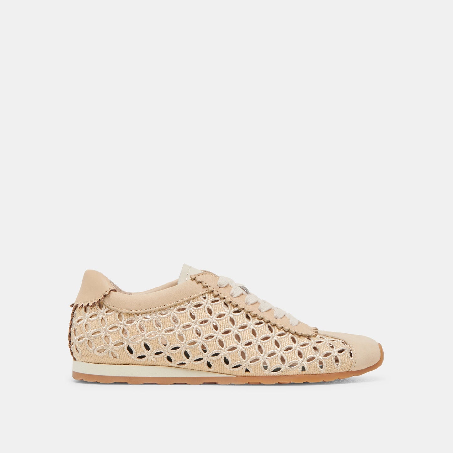 DANIE EYELET PERF SNEAKERS LT NATURAL RAFFIA
 – Dolce Vita Dolce Vita New