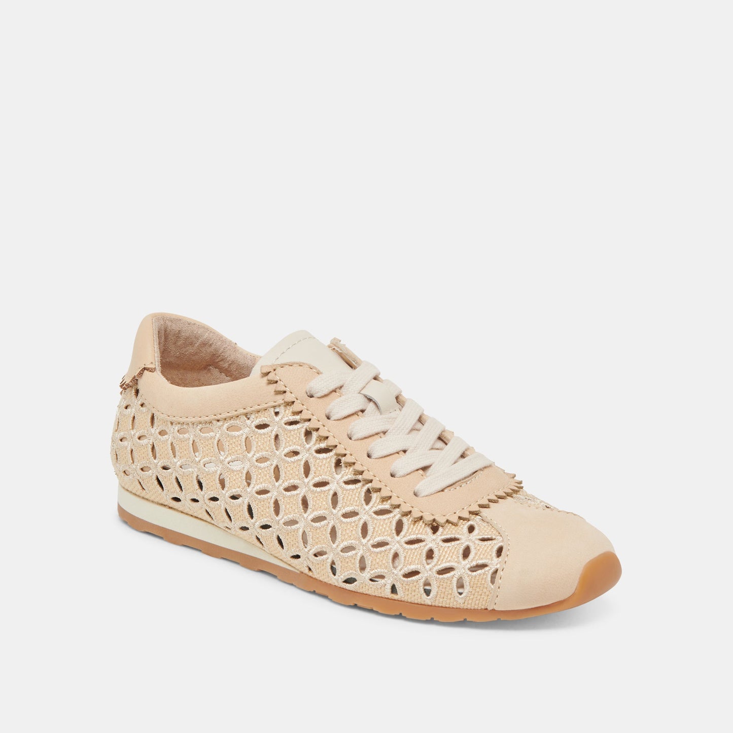 DANIE EYELET PERF SNEAKERS LT NATURAL RAFFIA
 – Dolce Vita Dolce Vita New