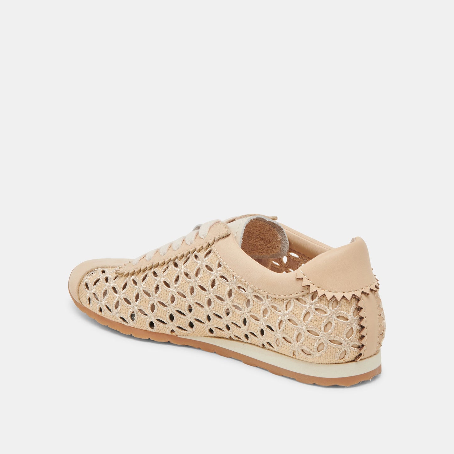 DANIE EYELET PERF SNEAKERS LT NATURAL RAFFIA
 – Dolce Vita Dolce Vita New