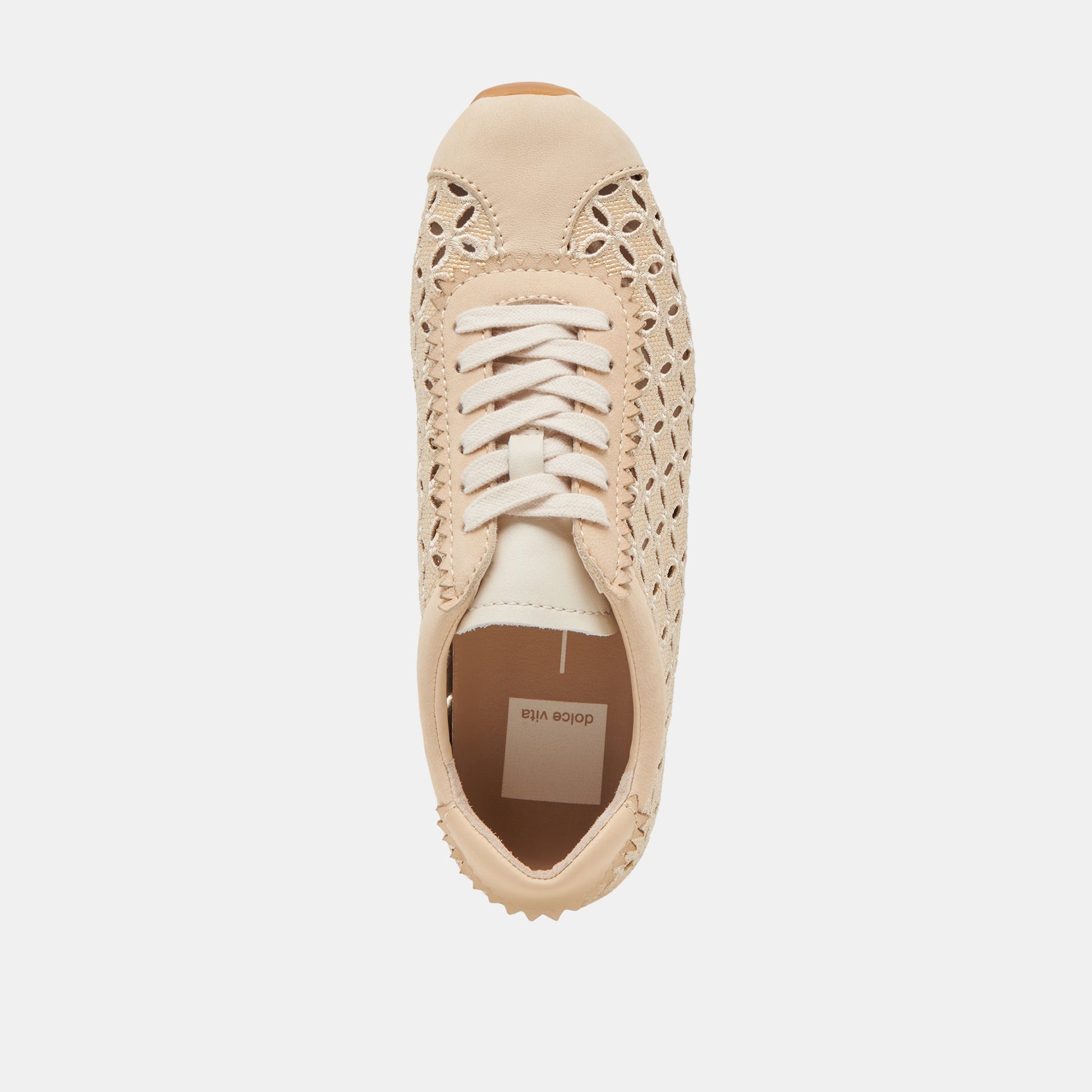 DANIE EYELET PERF SNEAKERS LT NATURAL RAFFIA
 – Dolce Vita Dolce Vita New
