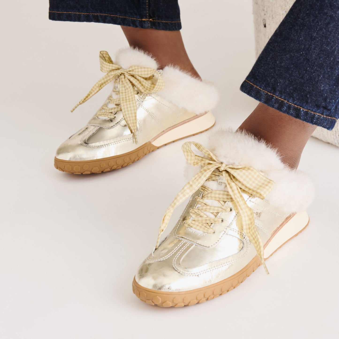 Izzey Plush Platinum Leather Sneakers Dolce Vita Discount