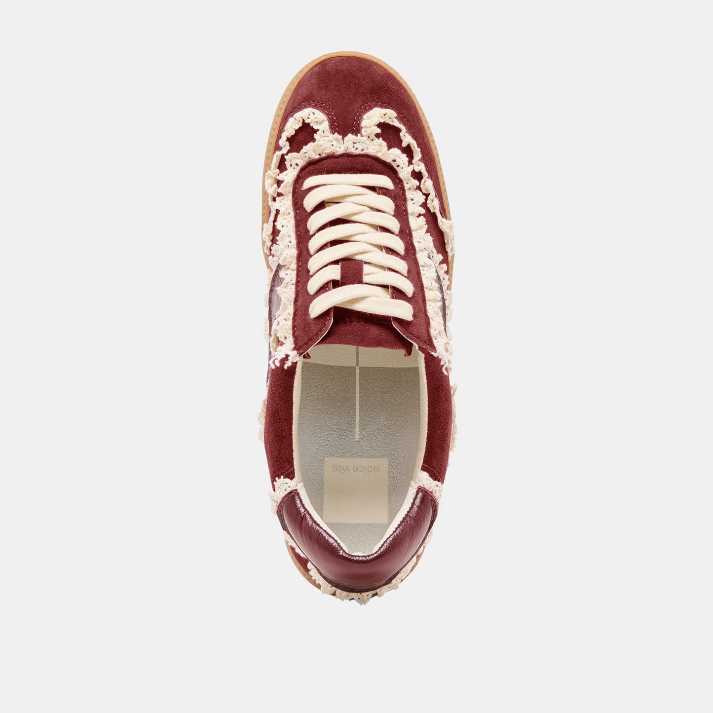 Notice Lace Oxblood Suede Sneakers Dolce Vita Online