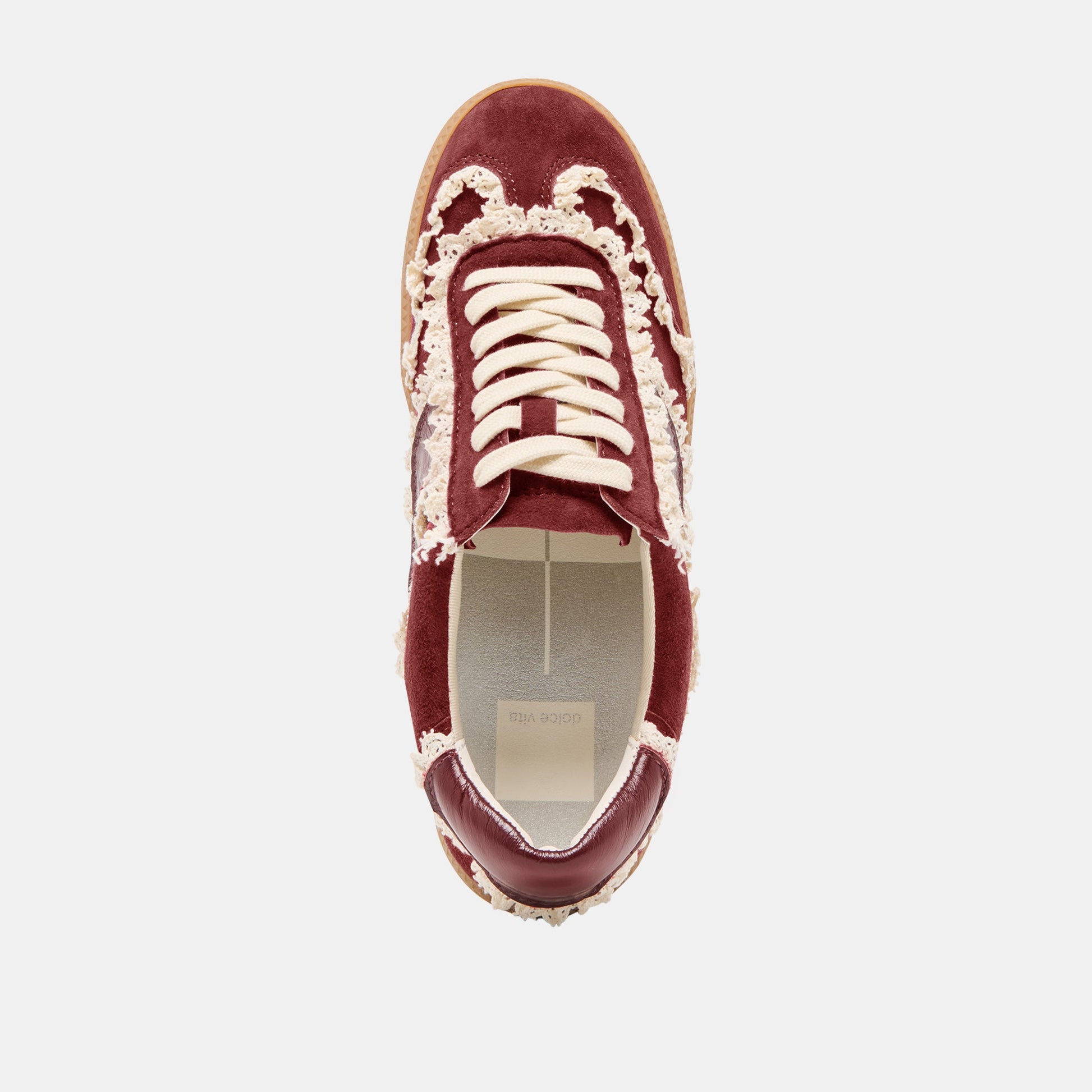 Notice Lace Oxblood Suede Sneakers Dolce Vita Online