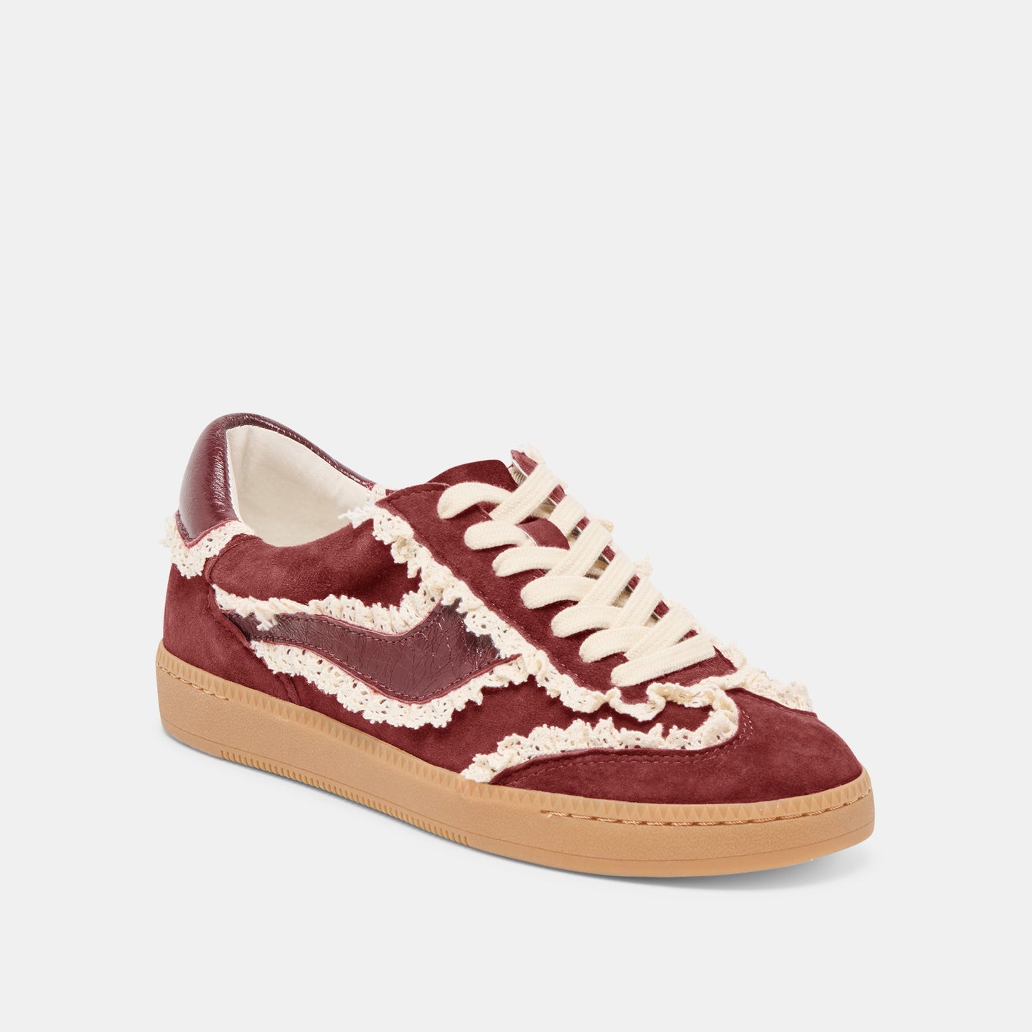 Notice Lace Oxblood Suede Sneakers Dolce Vita Online