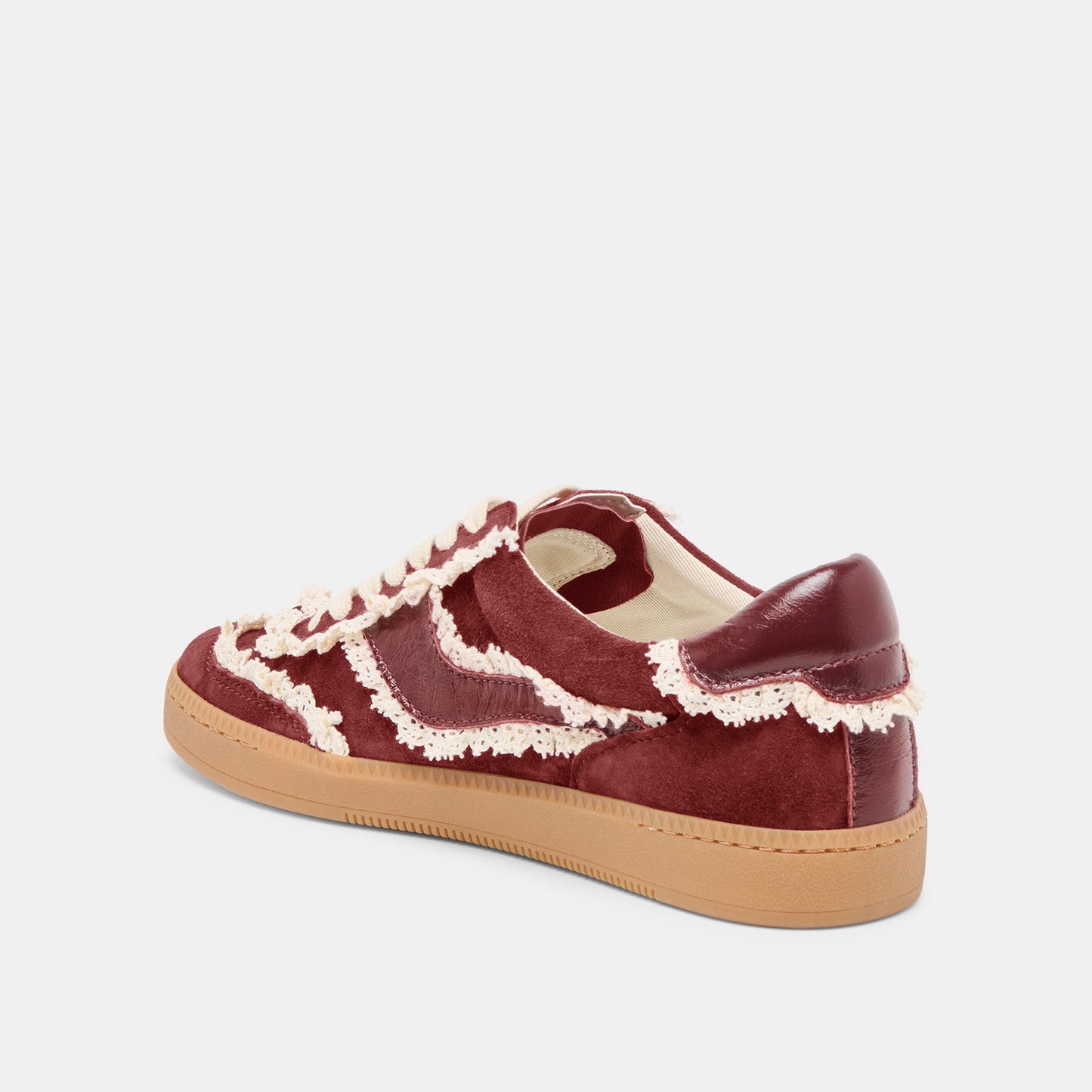 Notice Lace Oxblood Suede Sneakers Dolce Vita Online