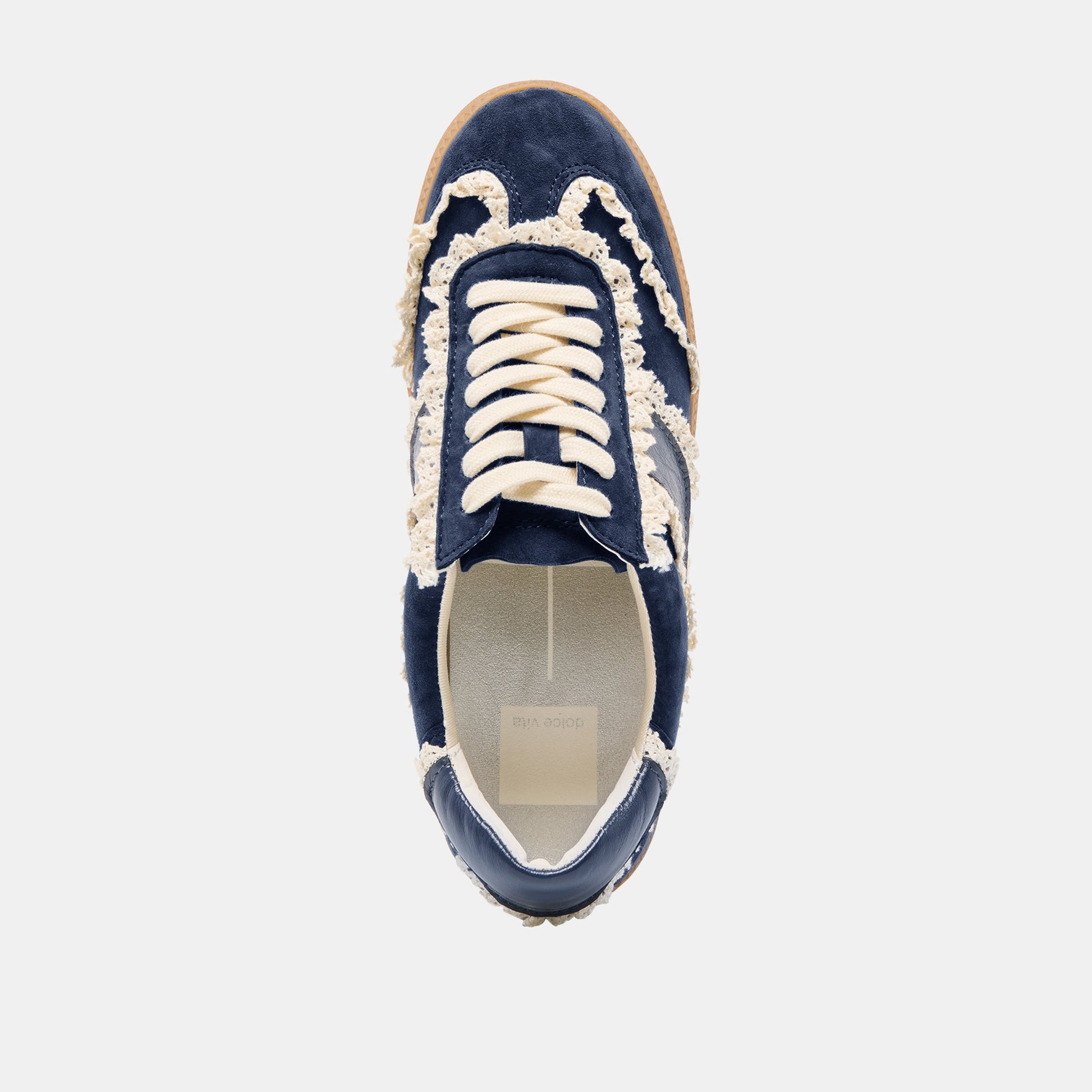 Notice Lace Navy Suede Sneakers Dolce Vita Outlet
