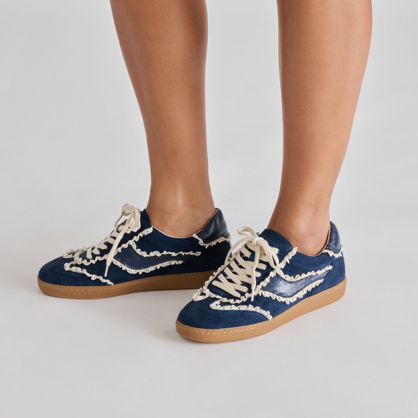 Notice Lace Navy Suede Sneakers Dolce Vita Outlet