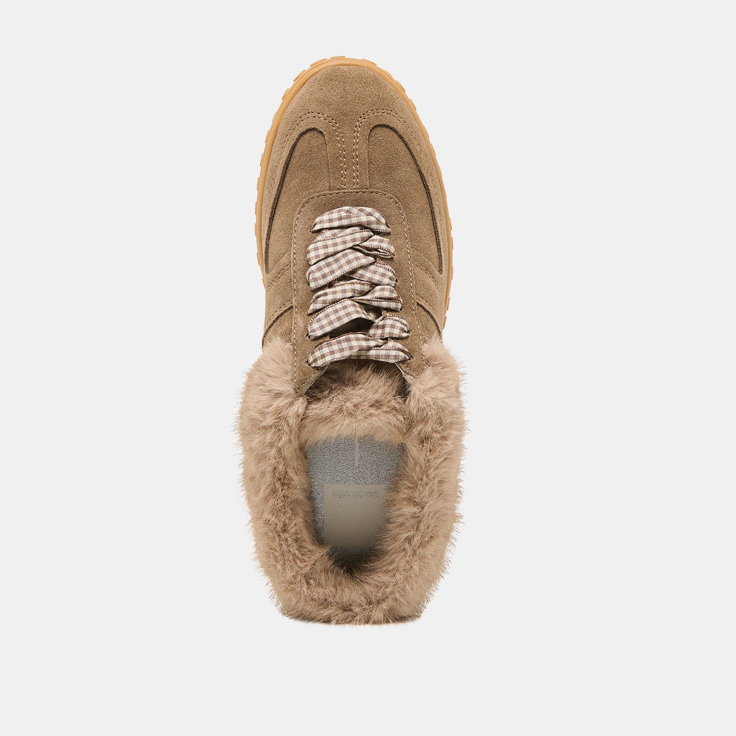 Izzey Plush Olive Suede Sneakers Dolce Vita On sale