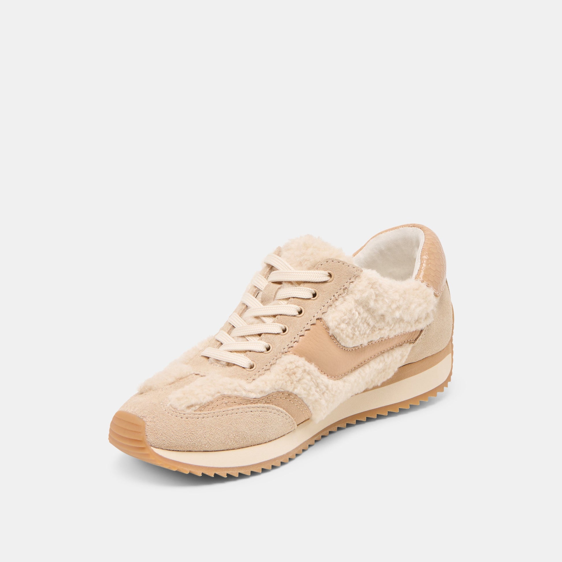 B.NTCD Plush Natural Plush Sneakers Dolce Vita For sale