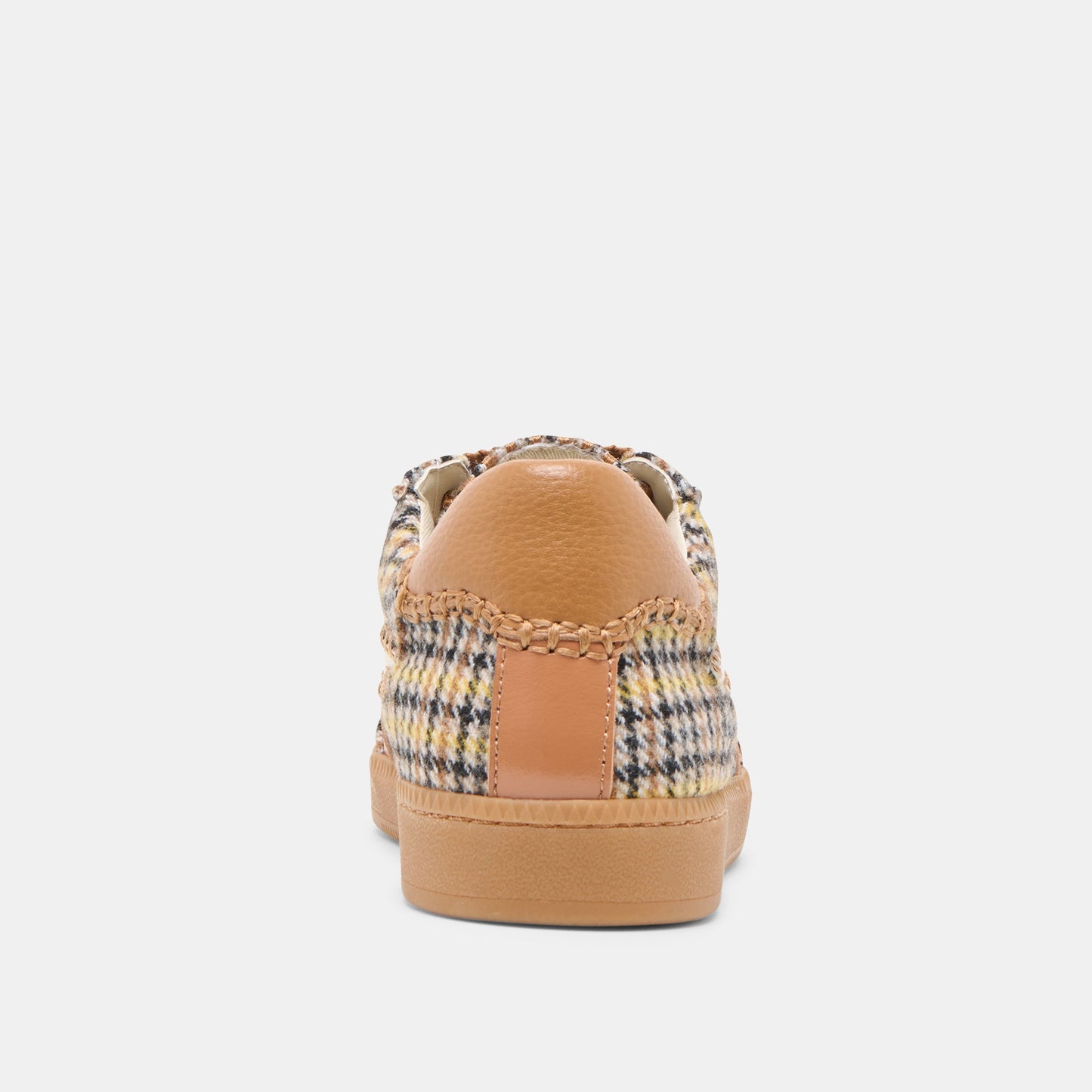 Notice Stitch Yellow Plaid Tweed Sneakers Dolce Vita New