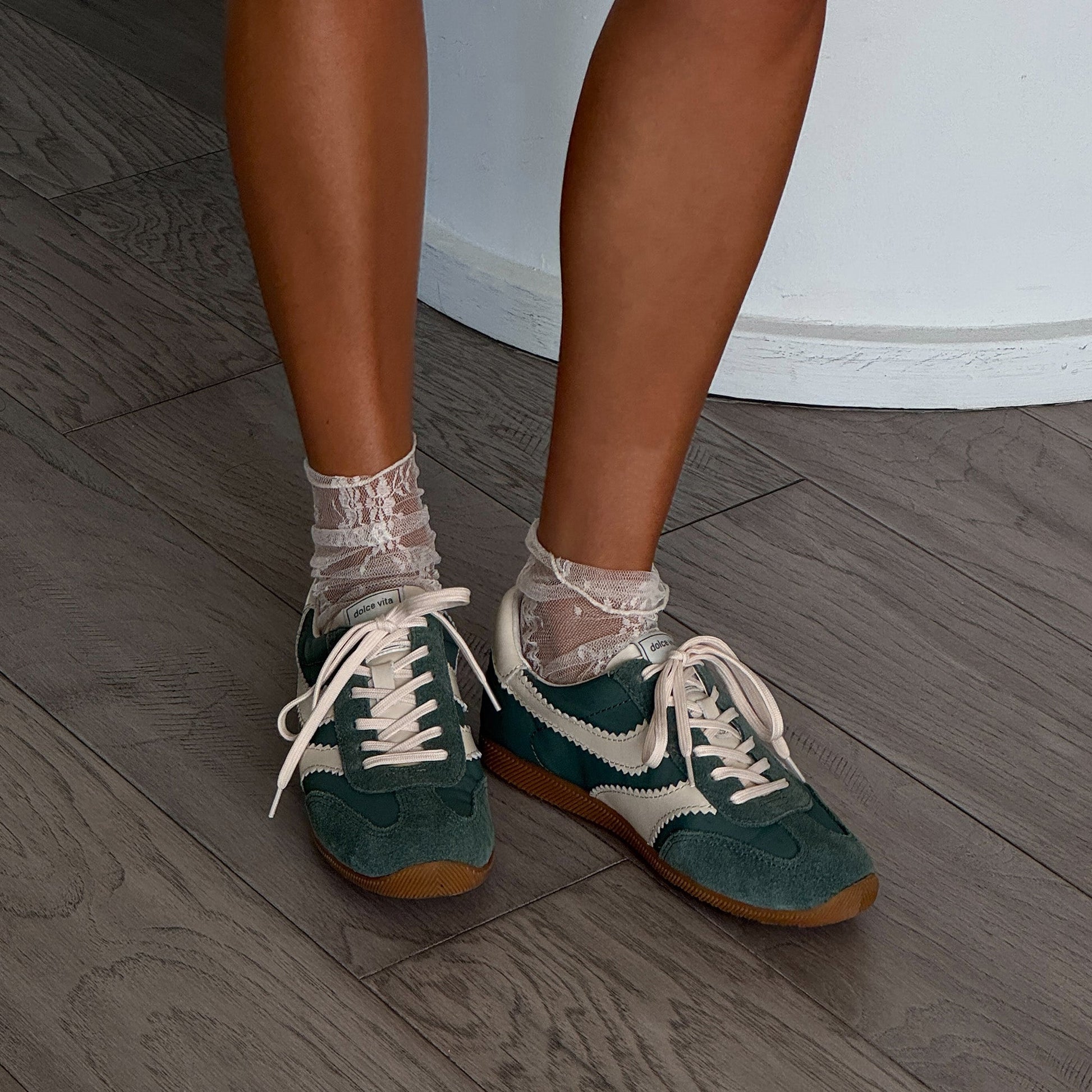 Limit Green Nylon Sneakers Dolce Vita Discount