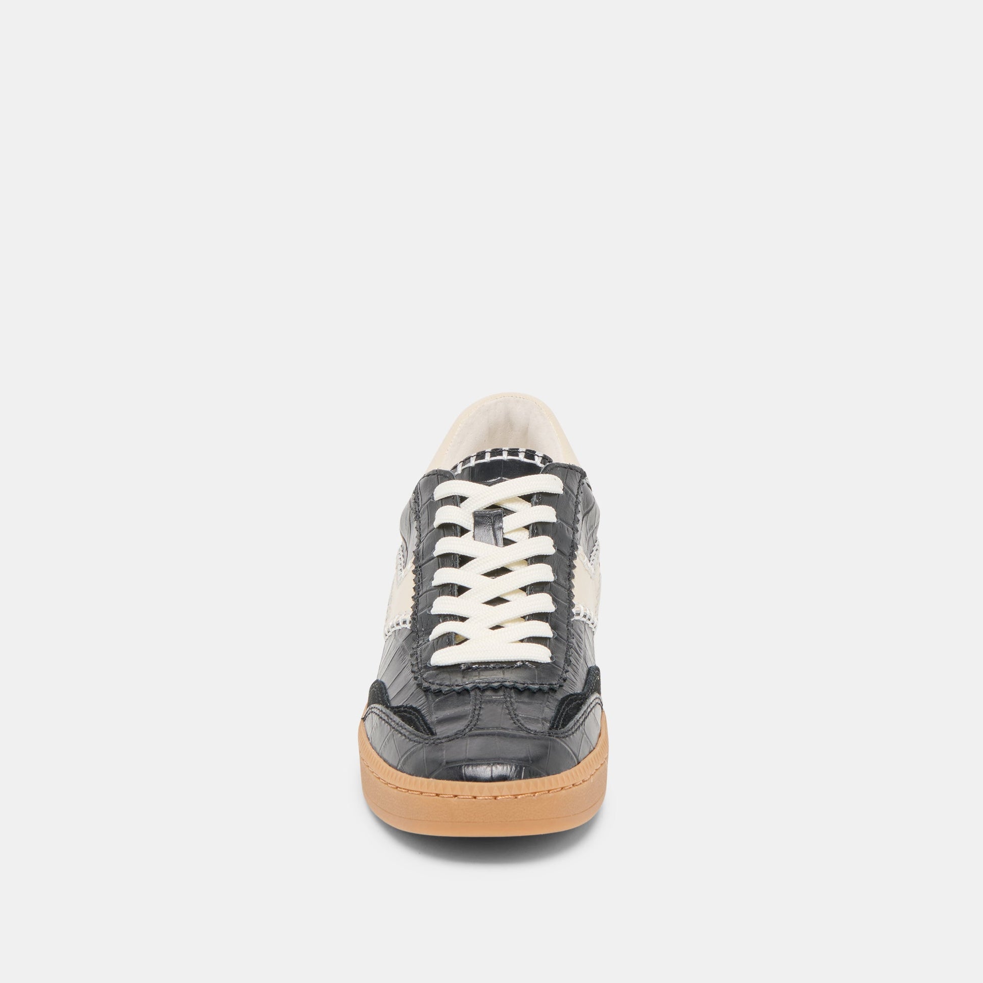 NOTICE STITCH SNEAKERS NOIR CROCO EMBOSSED LEATHER
 – Dolce Vita Dolce Vita Sale