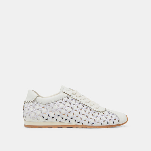 DANIE EYELET PERF SNEAKERS TRUE WHITE LEATHER
 – Dolce Vita Dolce Vita Outlet