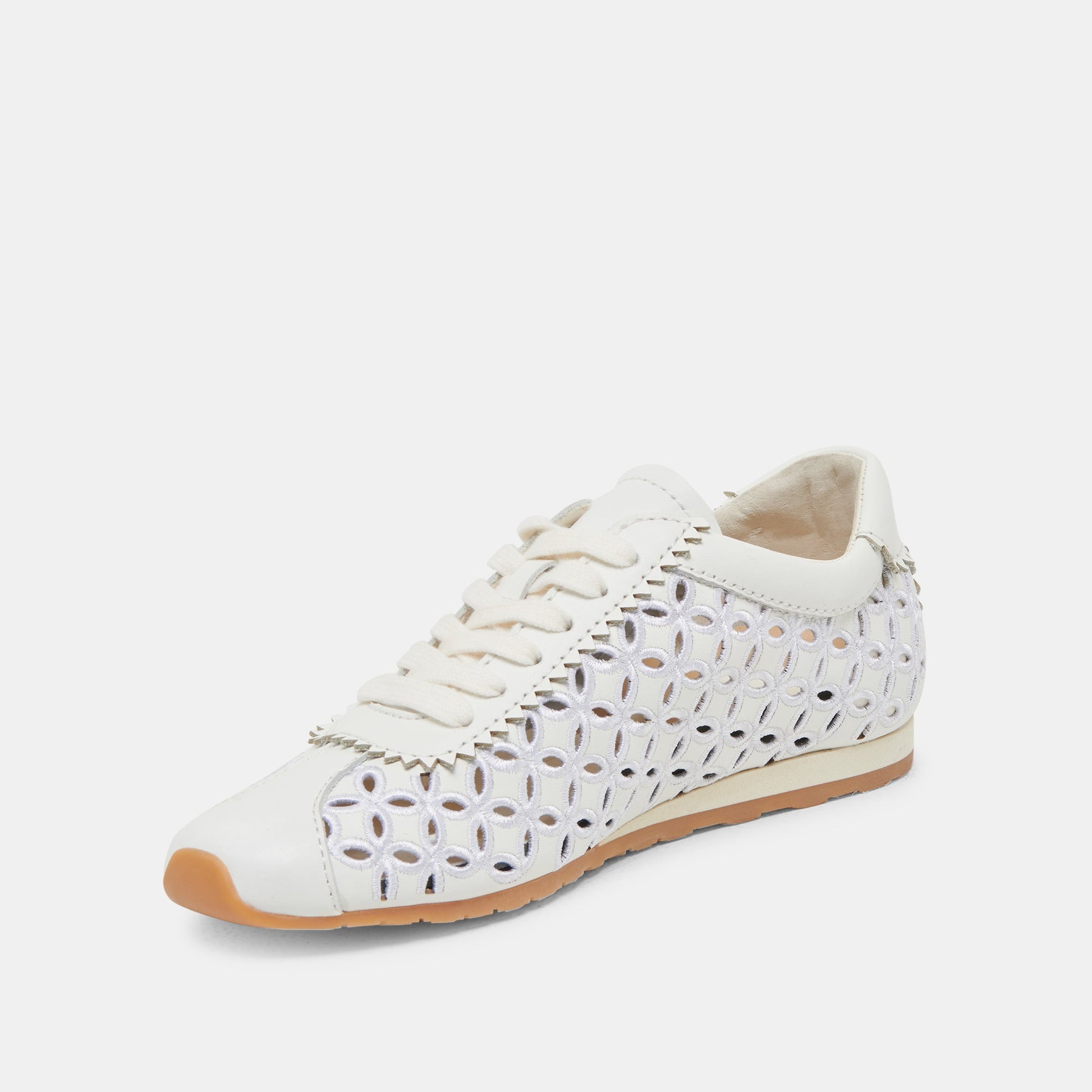 DANIE EYELET PERF SNEAKERS TRUE WHITE LEATHER
 – Dolce Vita Dolce Vita Outlet