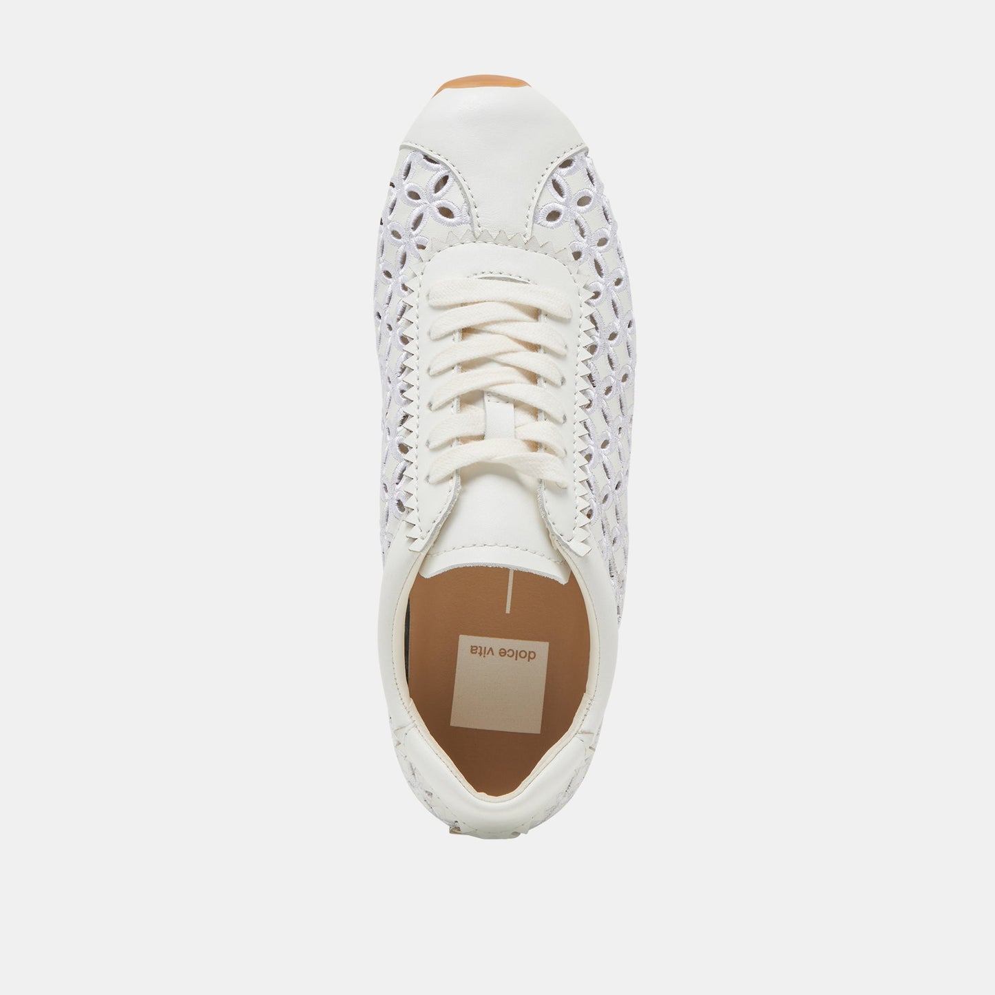 DANIE EYELET PERF SNEAKERS TRUE WHITE LEATHER
 – Dolce Vita Dolce Vita Outlet
