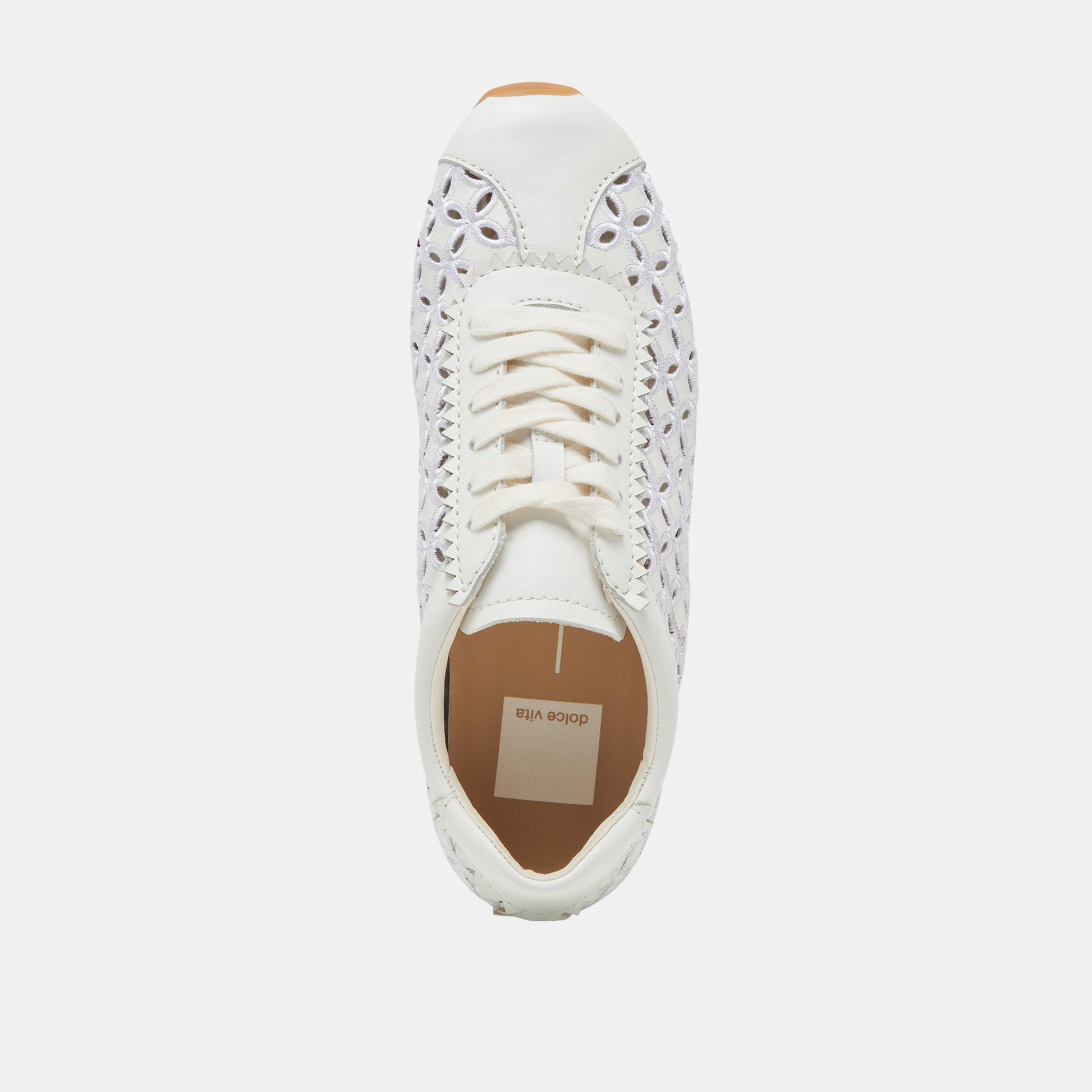 DANIE EYELET PERF SNEAKERS TRUE WHITE LEATHER
 – Dolce Vita Dolce Vita Outlet