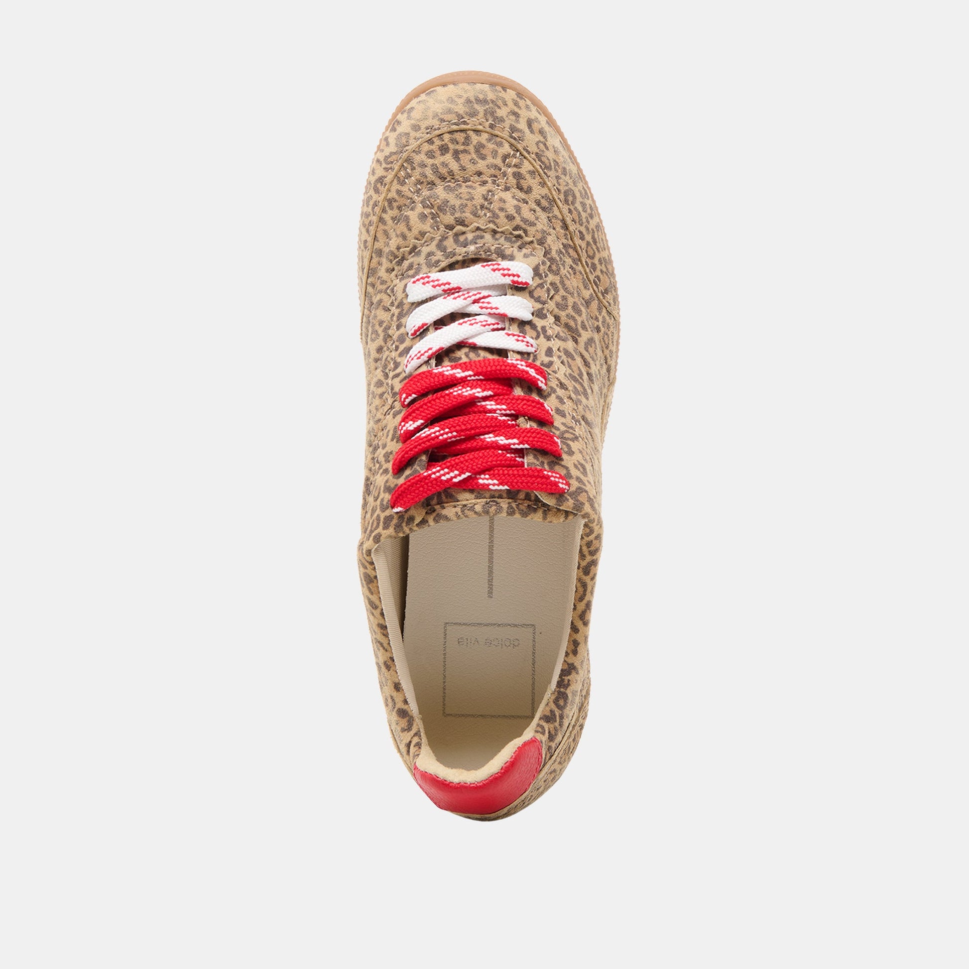 Laini Tan Leopard Printed Suede Sneakers Dolce Vita For sale