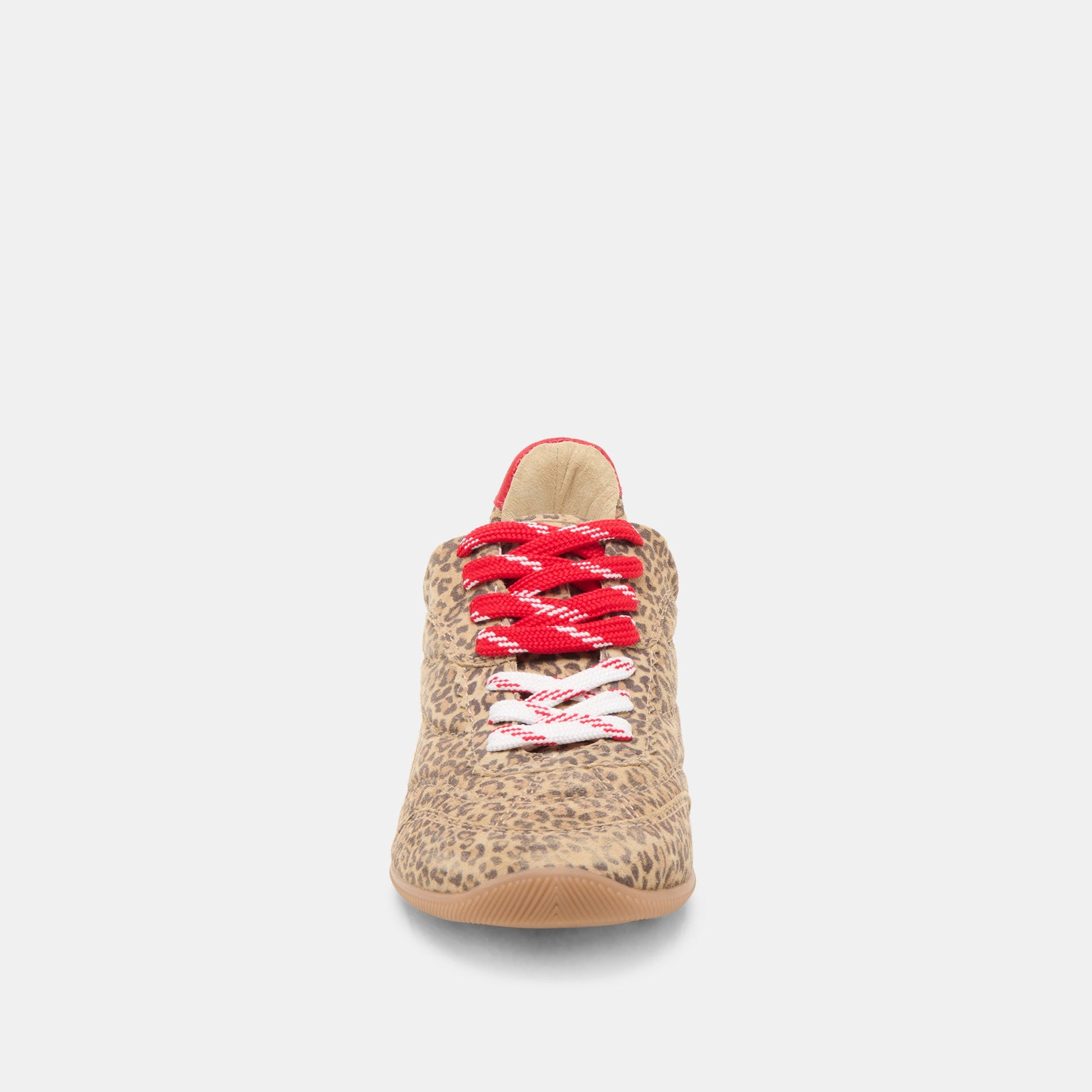 Laini Tan Leopard Printed Suede Sneakers Dolce Vita For sale