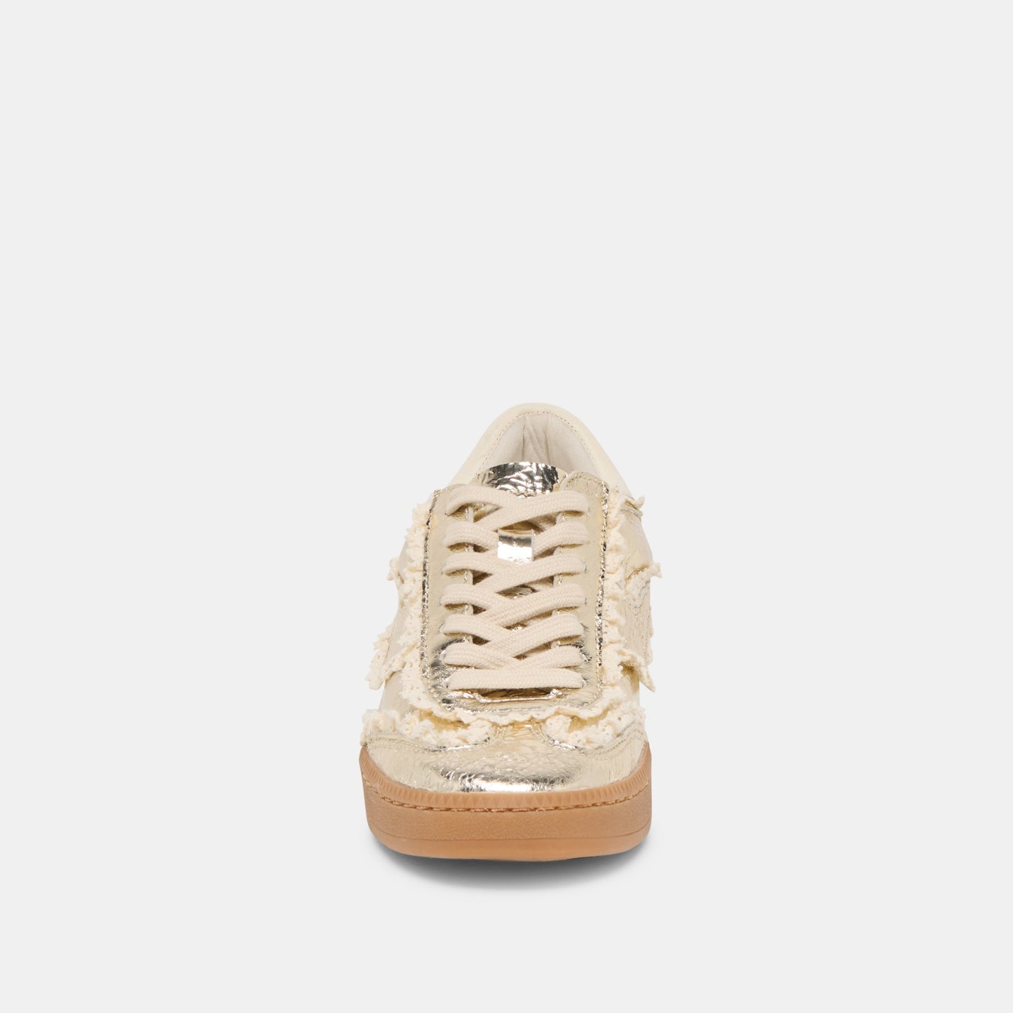 Notice Lace Platinum Distressed Leather Sneakers Dolce Vita us