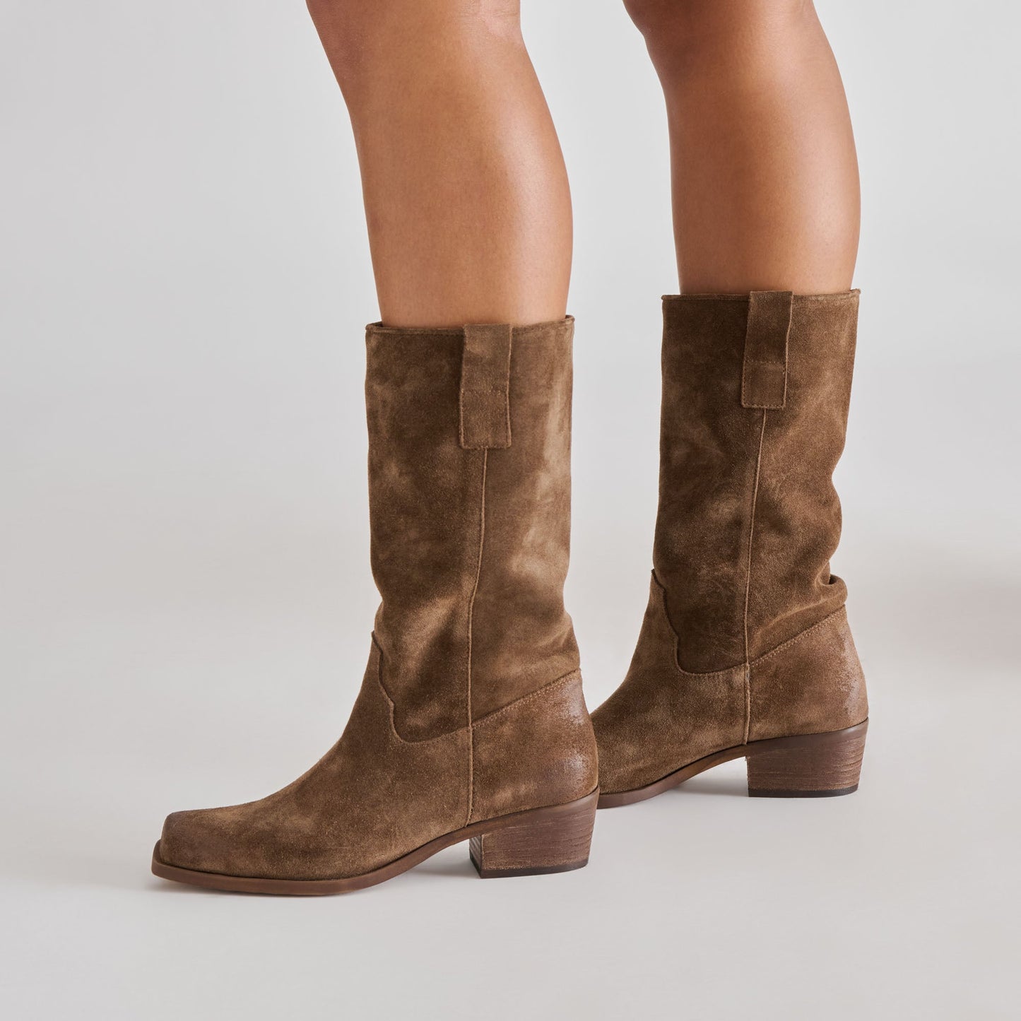 Romie Chocolate Suede Boots Dolce Vita Discount