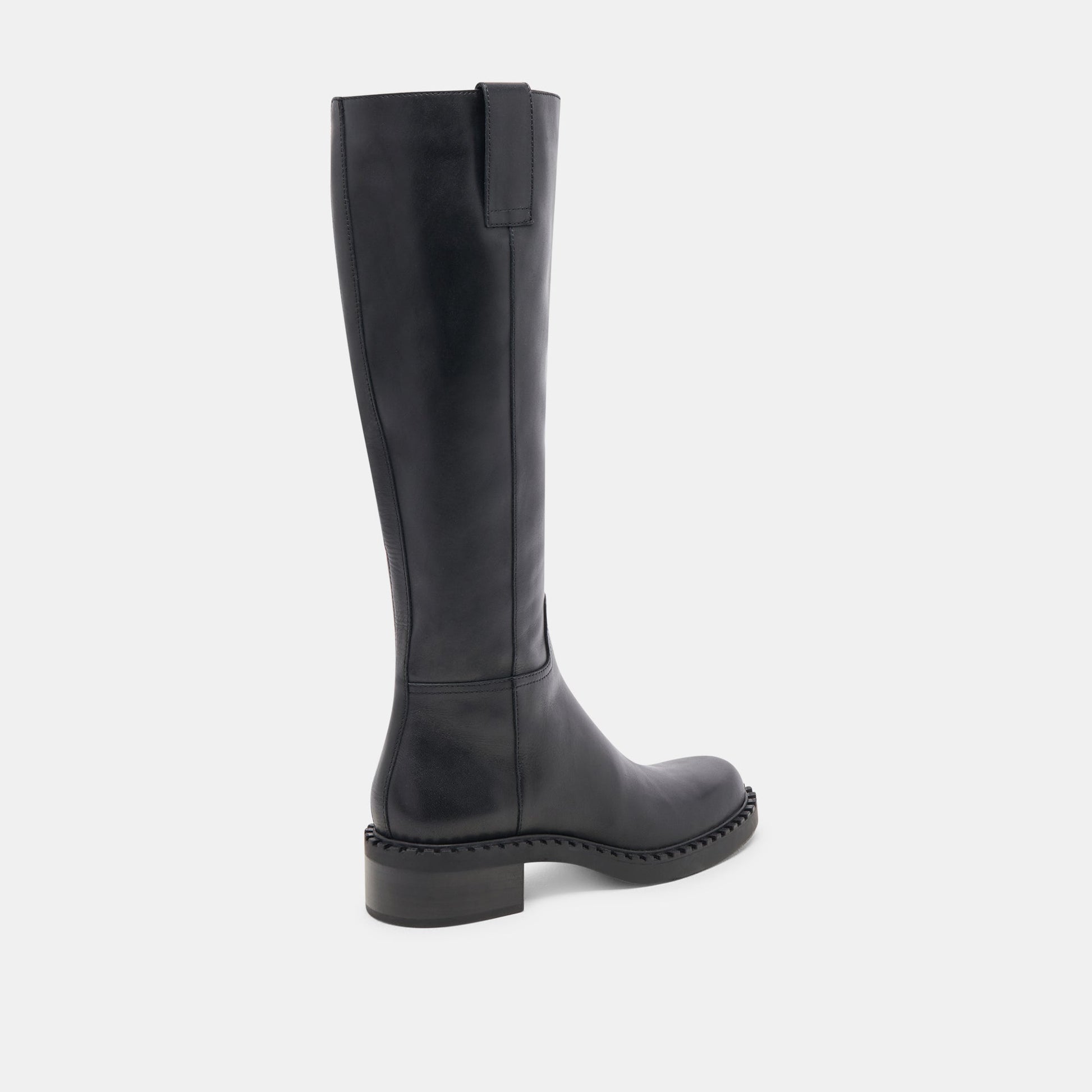 Glory H2O Waterproof Black Leather Wide Calf Boots Dolce Vita us