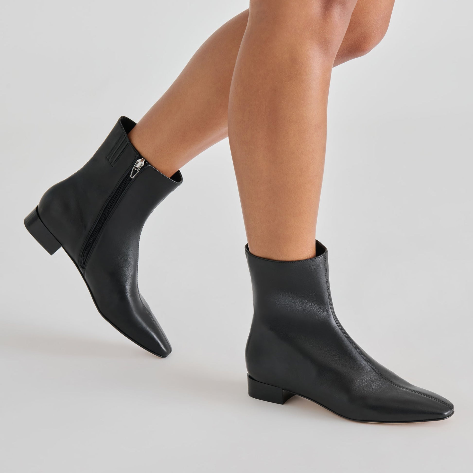 Tarine Black Leather Booties Dolce Vita Online