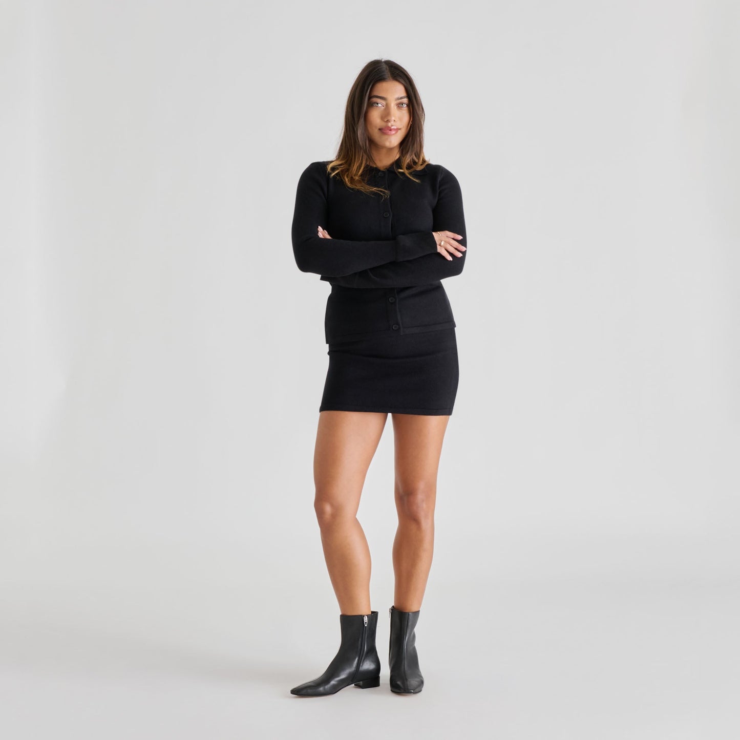 Tarine Black Leather Booties Dolce Vita Online