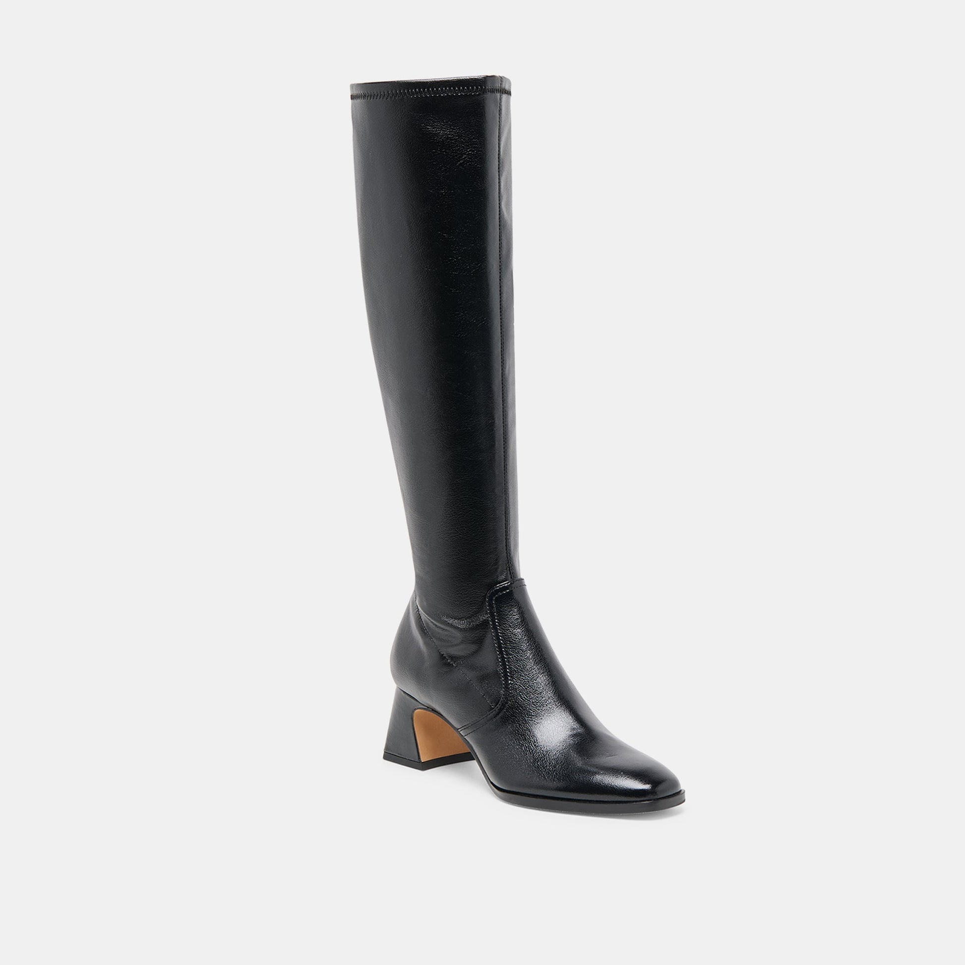 Alivia Black Leather Boots Dolce Vita New