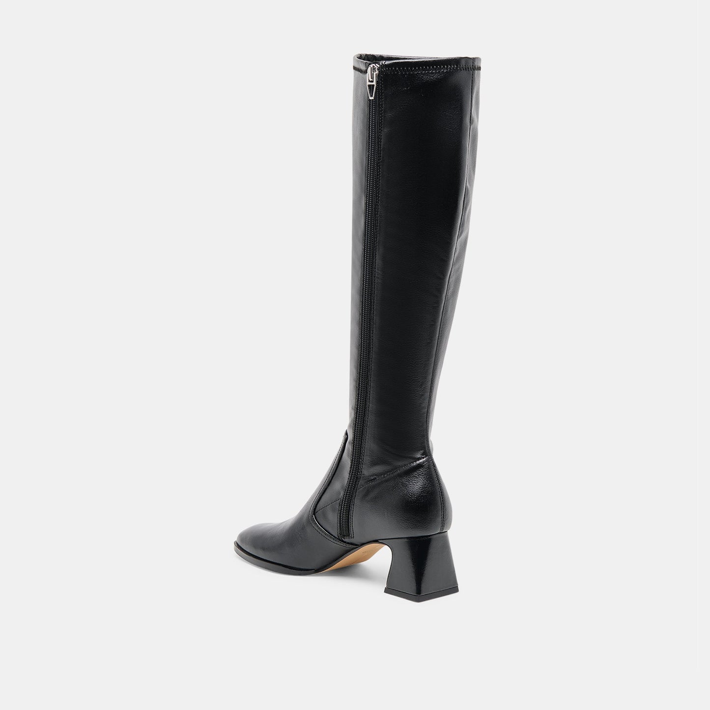 Alivia Black Leather Boots Dolce Vita New