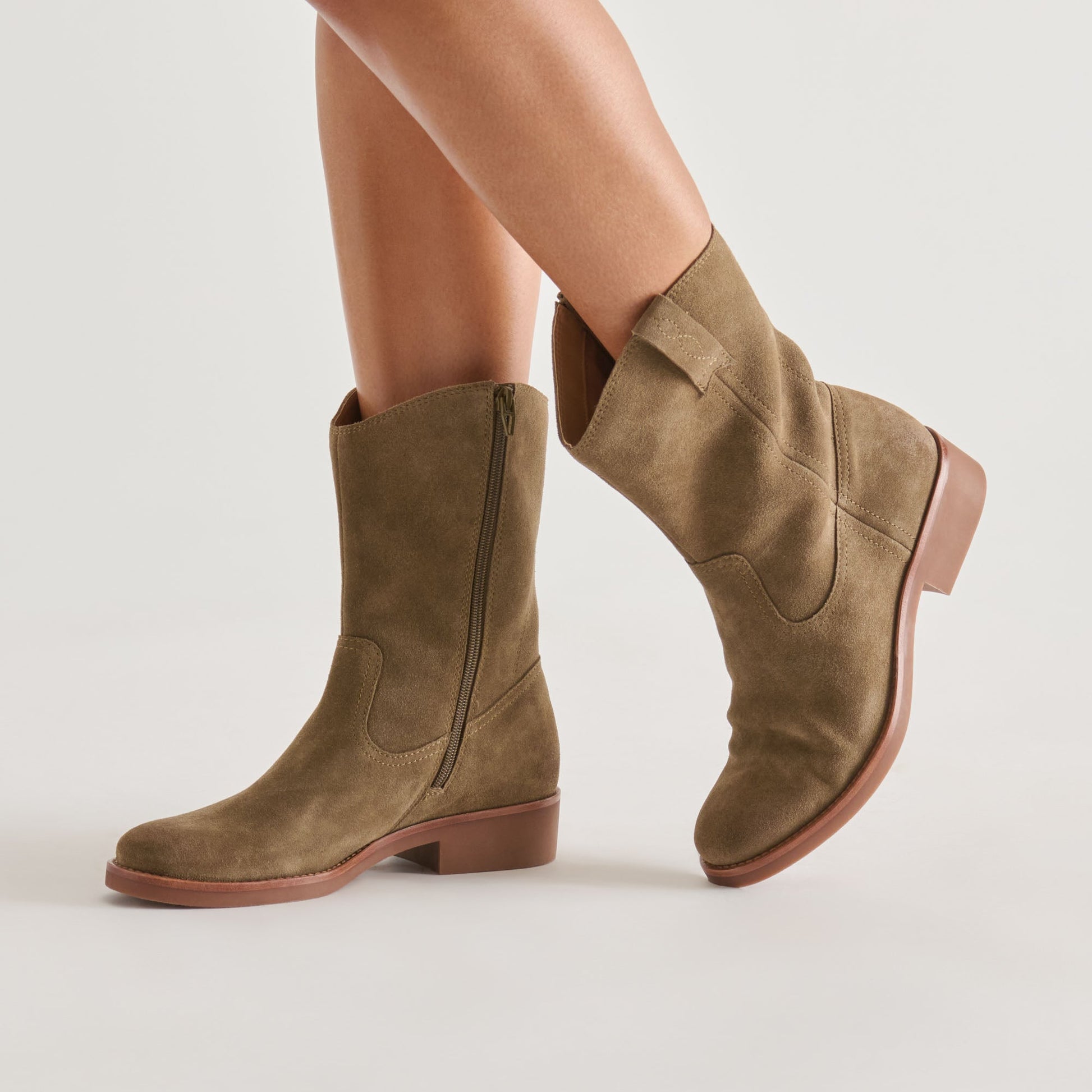 Haline H2O Olive Suede Waterproof Boots Dolce Vita Discount