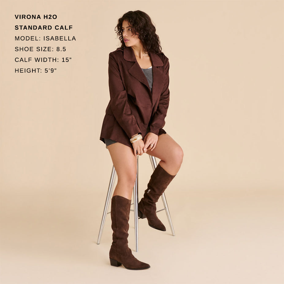 Virona H2O Waterproof Dk Brown Suede Boots Dolce Vita Sale