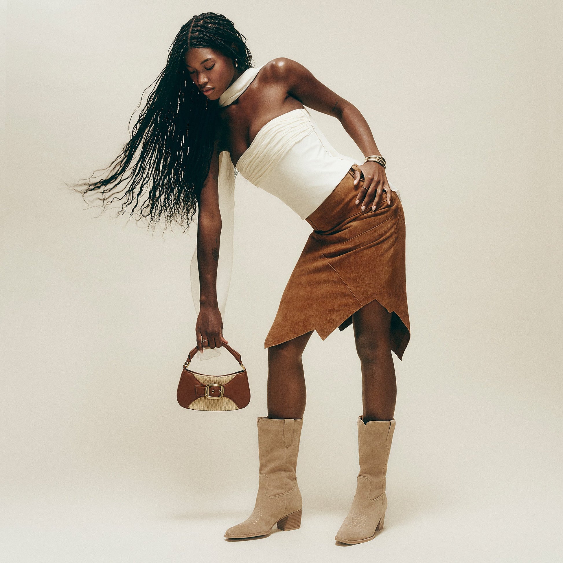 Vergil Camel Suede Boots Dolce Vita On sale