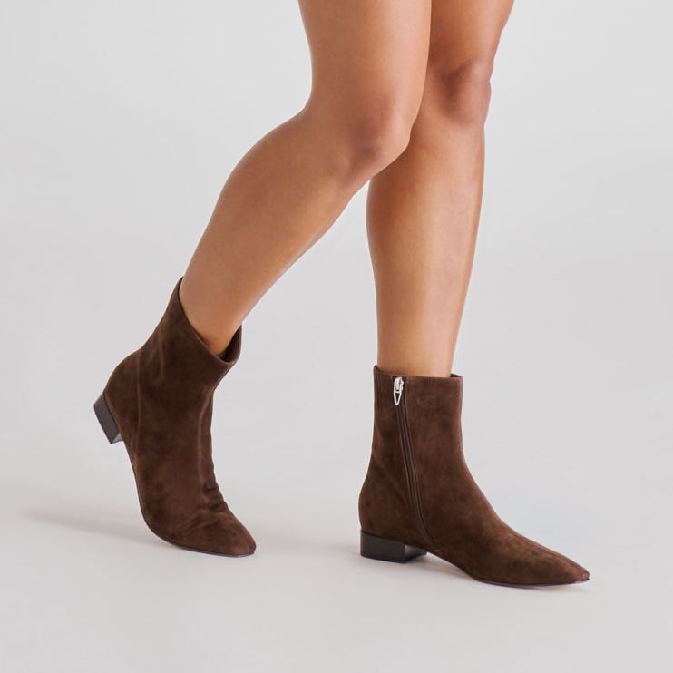 Tarine Dk Brown Nubuck Booties Dolce Vita For sale