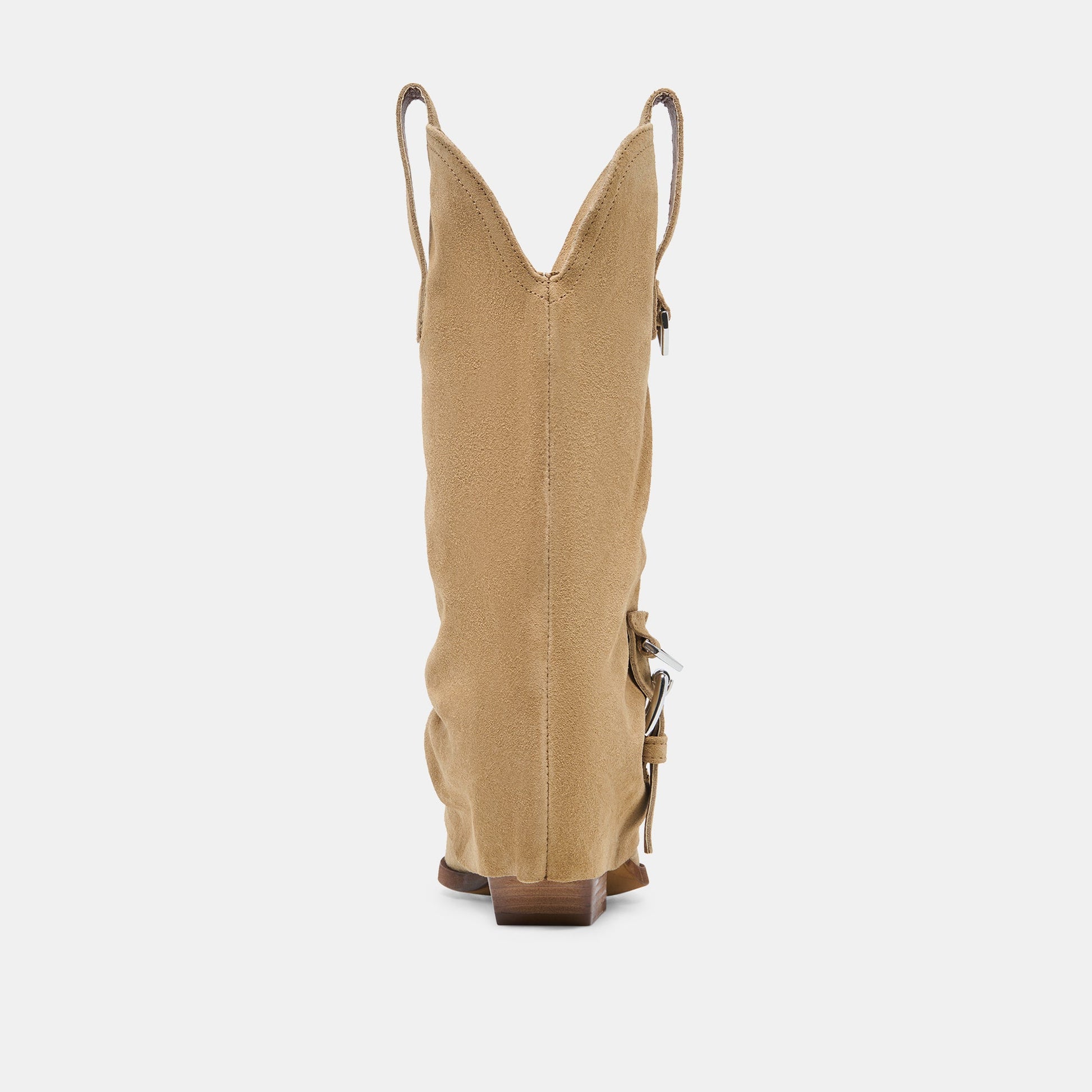 ROGUE Camel Suede Mid-Calf Western Slouch Boots Dolce Vita Discount