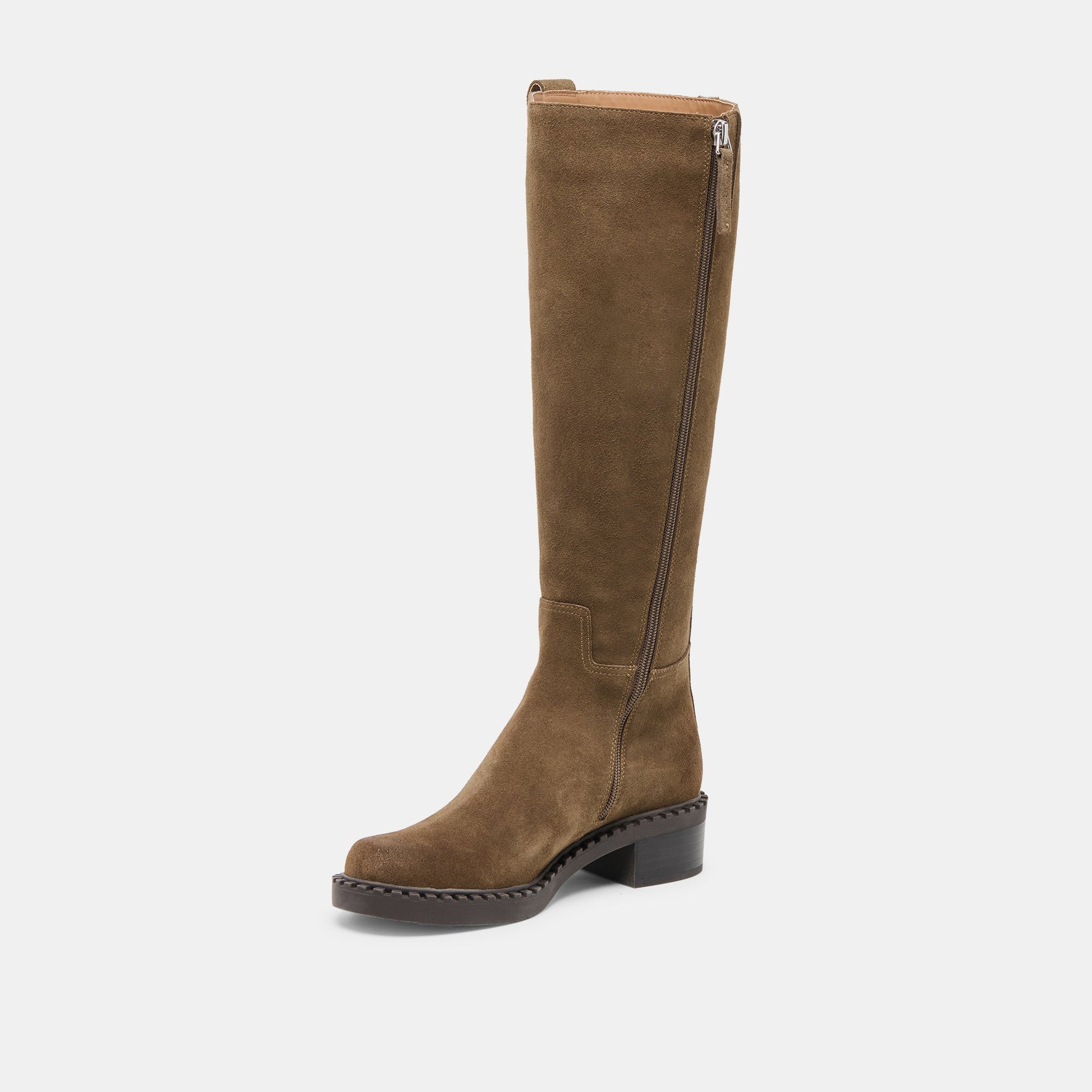 Glory H2O Waterproof Olive Suede Wide Calf Boots Dolce Vita For sale