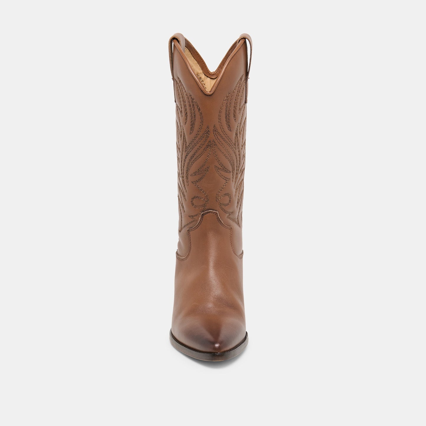Tanner Chestnut Leather Boots Dolce Vita us