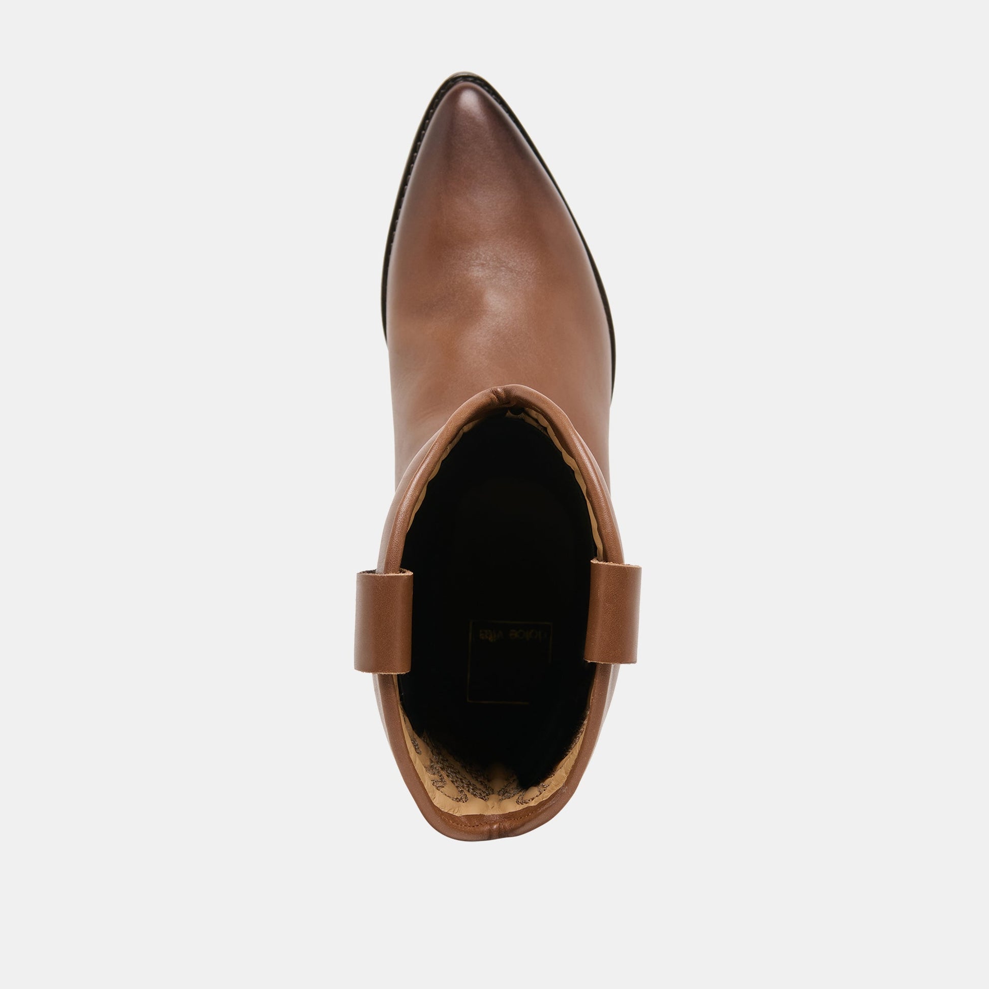 Tanner Chestnut Leather Boots Dolce Vita us