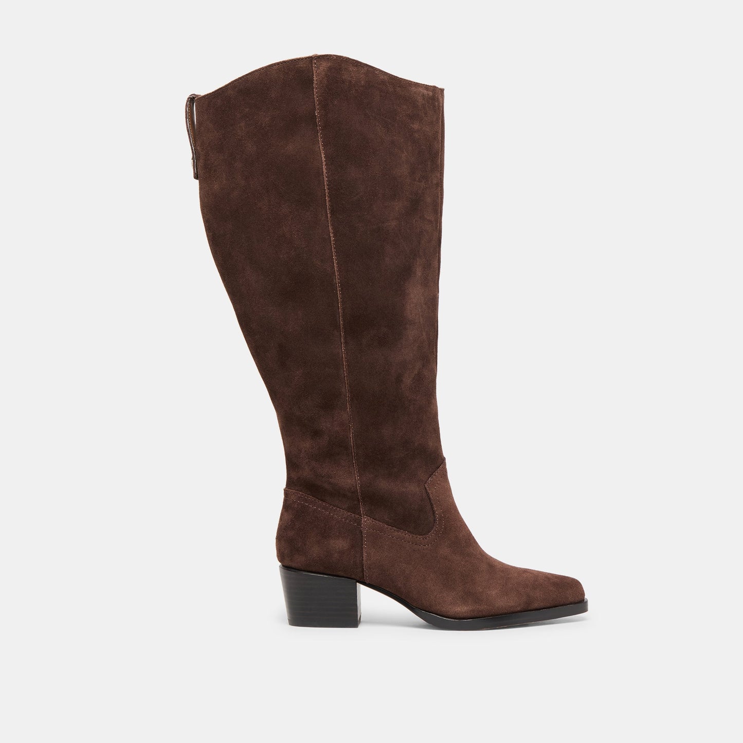 Virona H2O Waterproof Dk Brown Suede Extra Wide Calf Boots Dolce Vita New