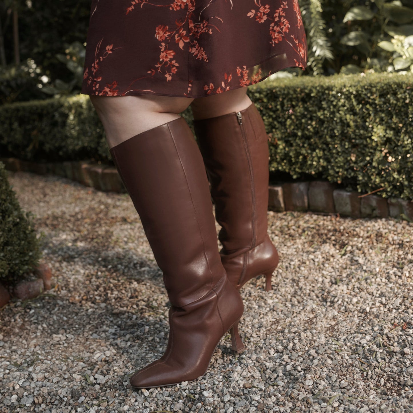 Gyra Extra Wide Calf Chocolate Boots | Leather Wide Calf Boots
 – Dolce Vita Dolce Vita us