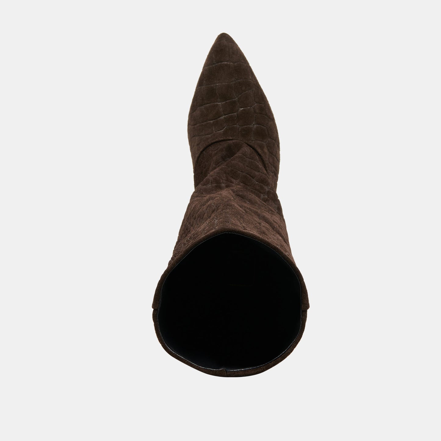 Roxla Dk Chocolate Croco Embossed Leather Boots Dolce Vita Online