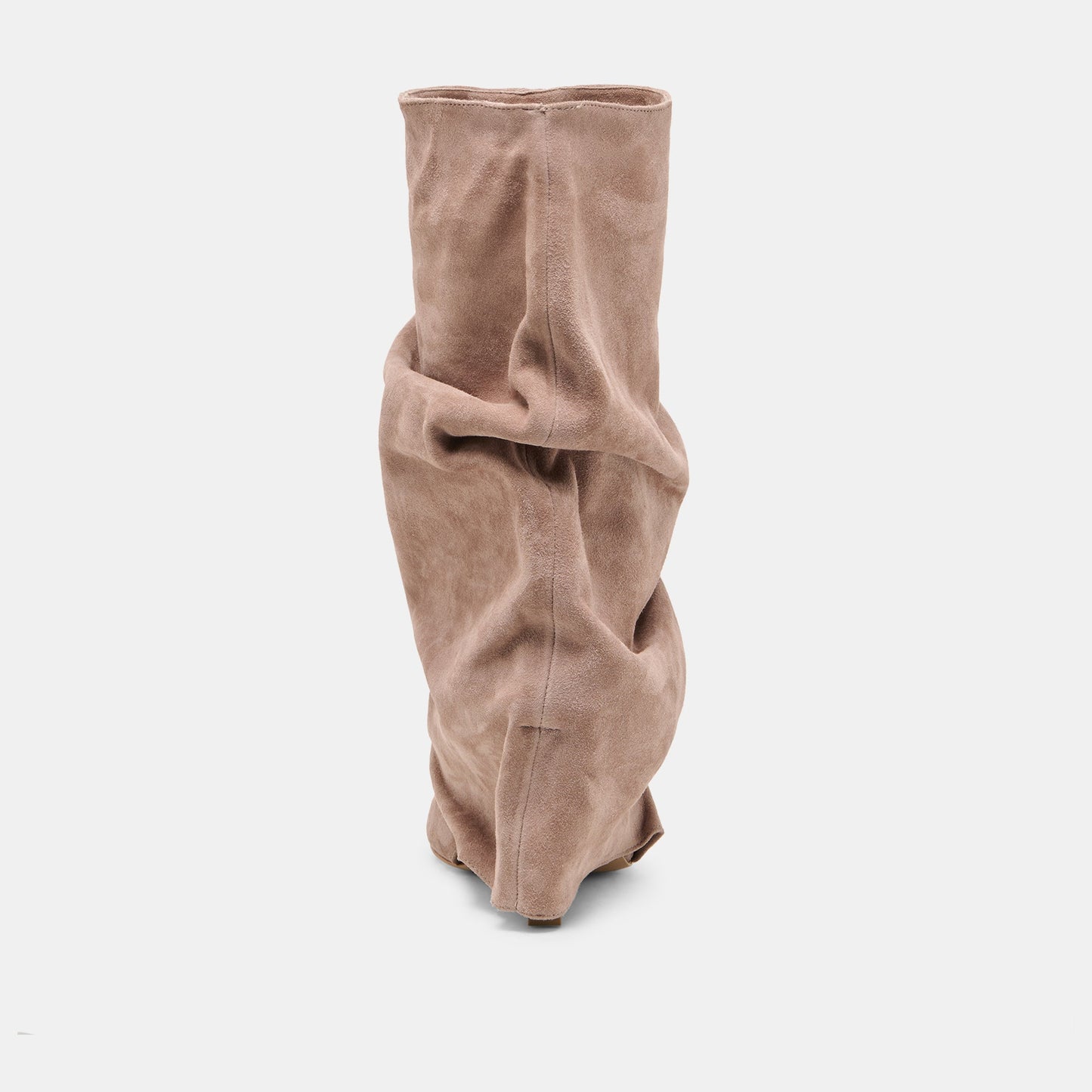 CLYFF Taupe Suede Slouch Foldover Open-Toe Boots Dolce Vita Sale