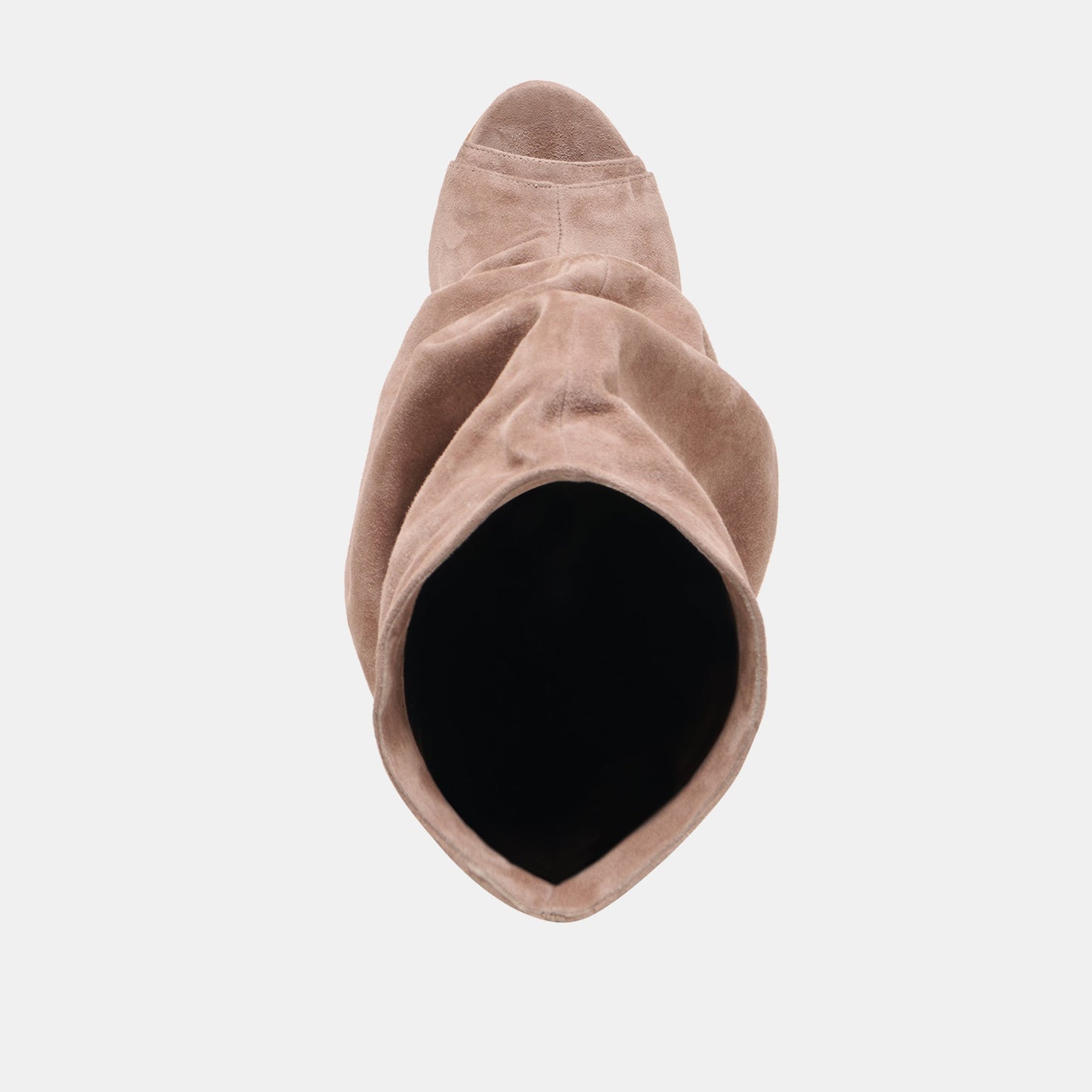 CLYFF Taupe Suede Slouch Foldover Open-Toe Boots Dolce Vita Sale
