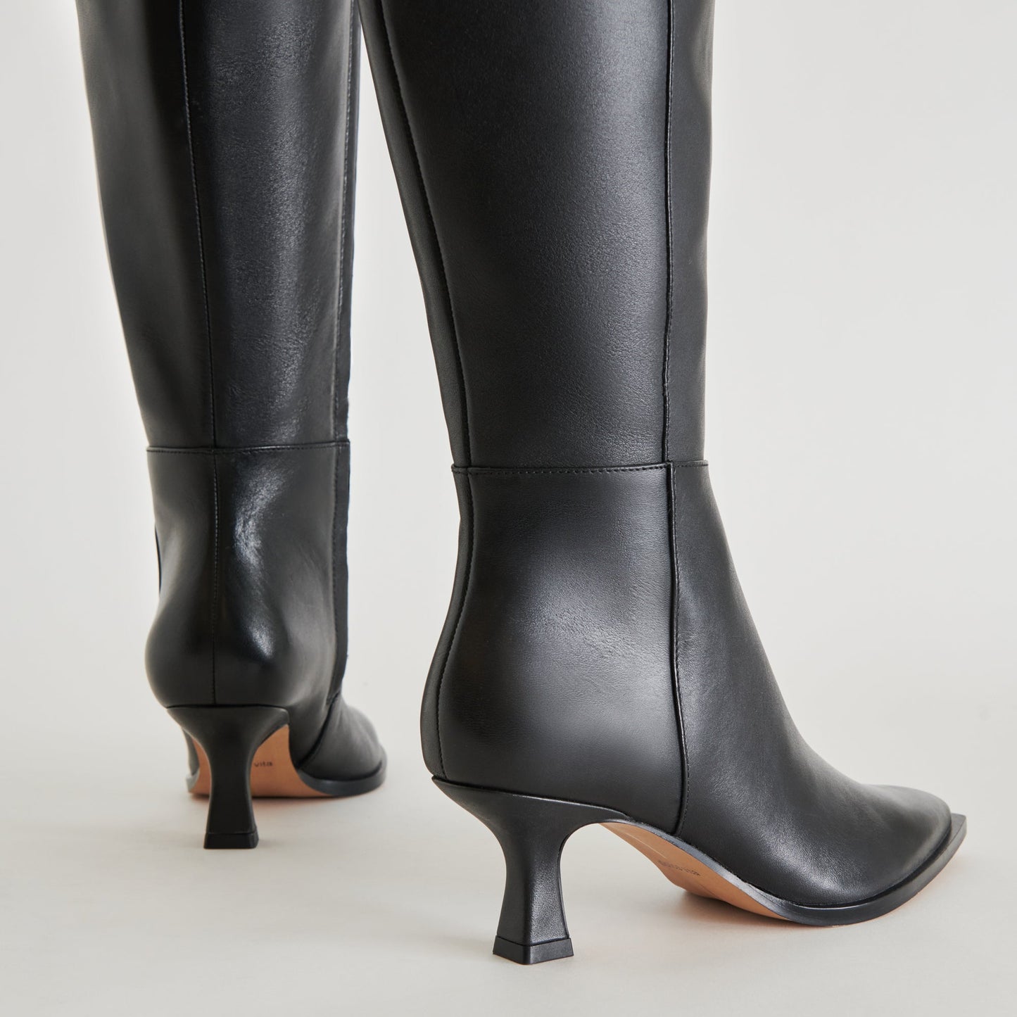Auggie Black Leather Boots Dolce Vita On sale
