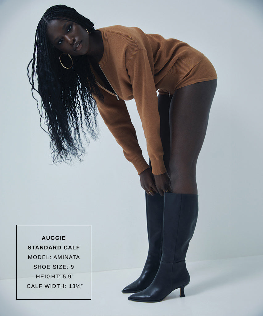 Auggie Black Leather Boots Dolce Vita On sale