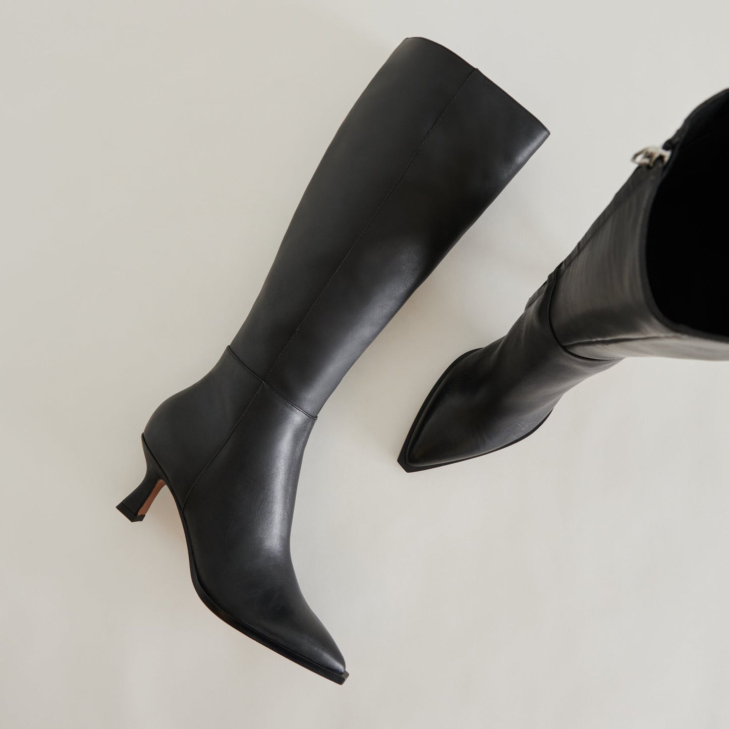 Auggie Black Leather Boots Dolce Vita On sale