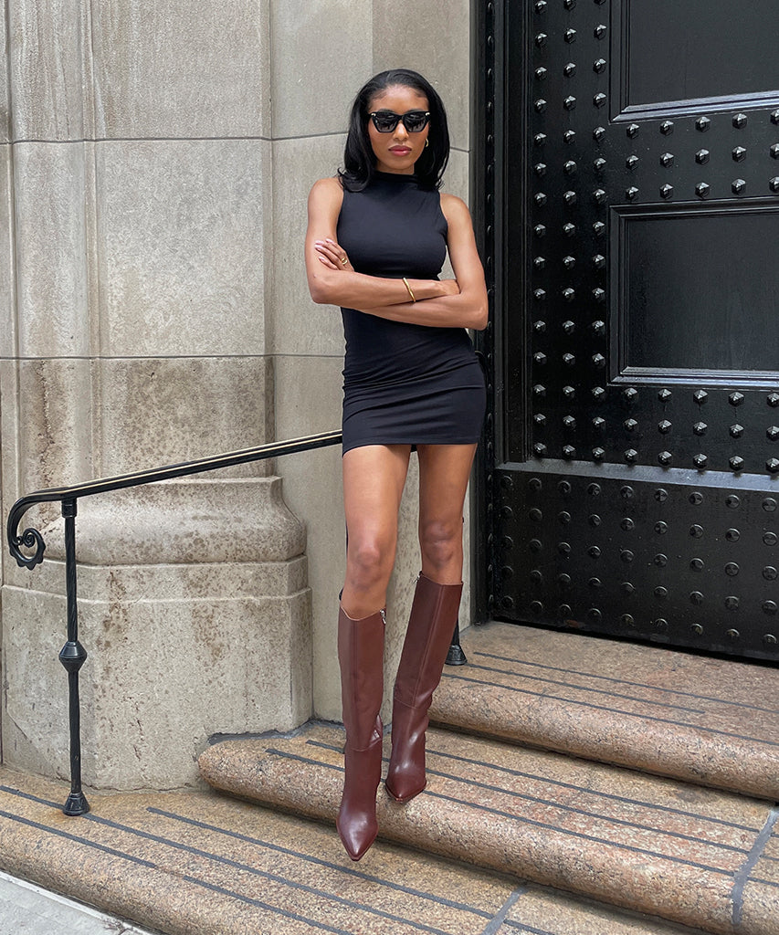 Auggie Boots | Chocolate Leather Boots by Dolce Vita Dolce Vita New