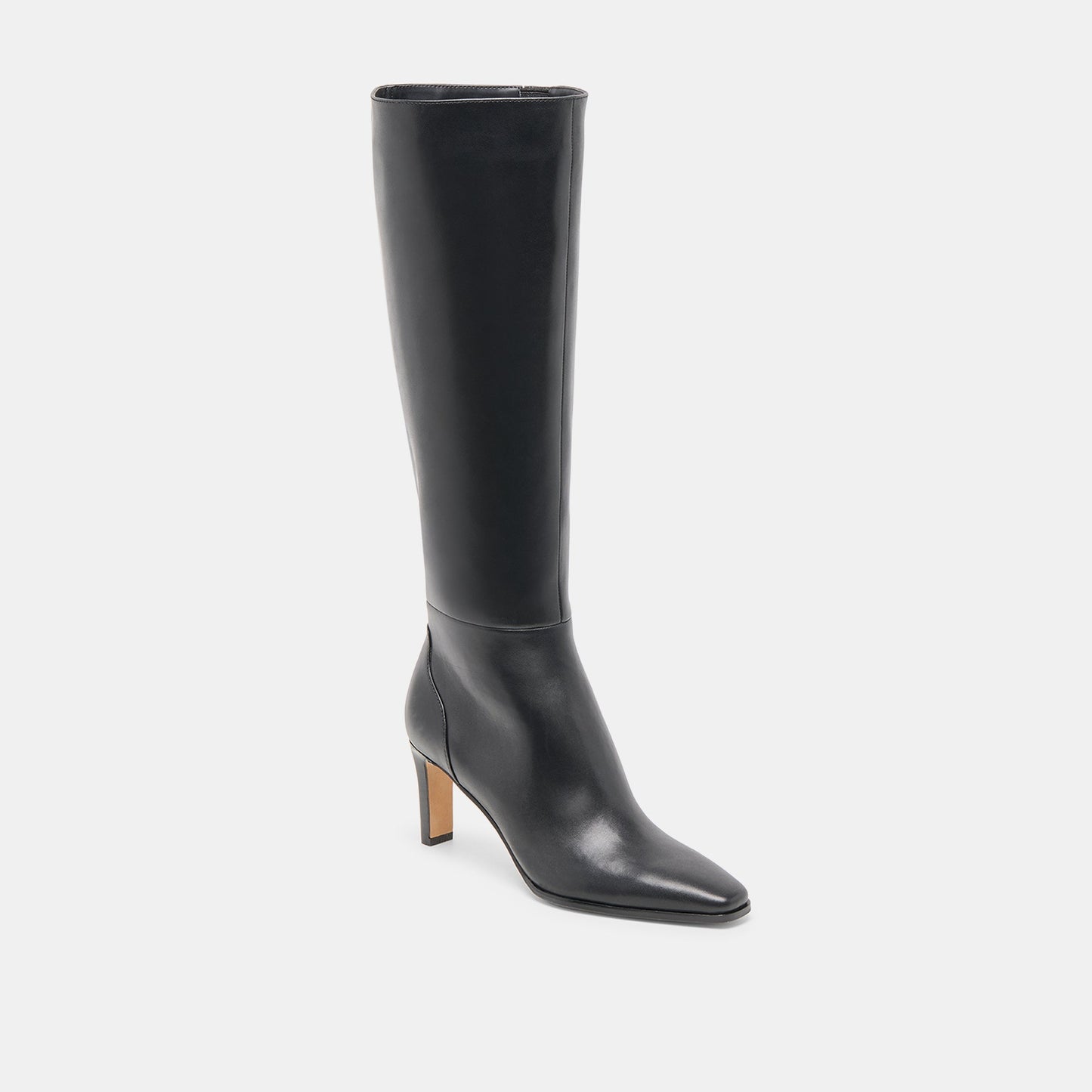 Emmi Black Leather Narrow Calf Boots Dolce Vita Online