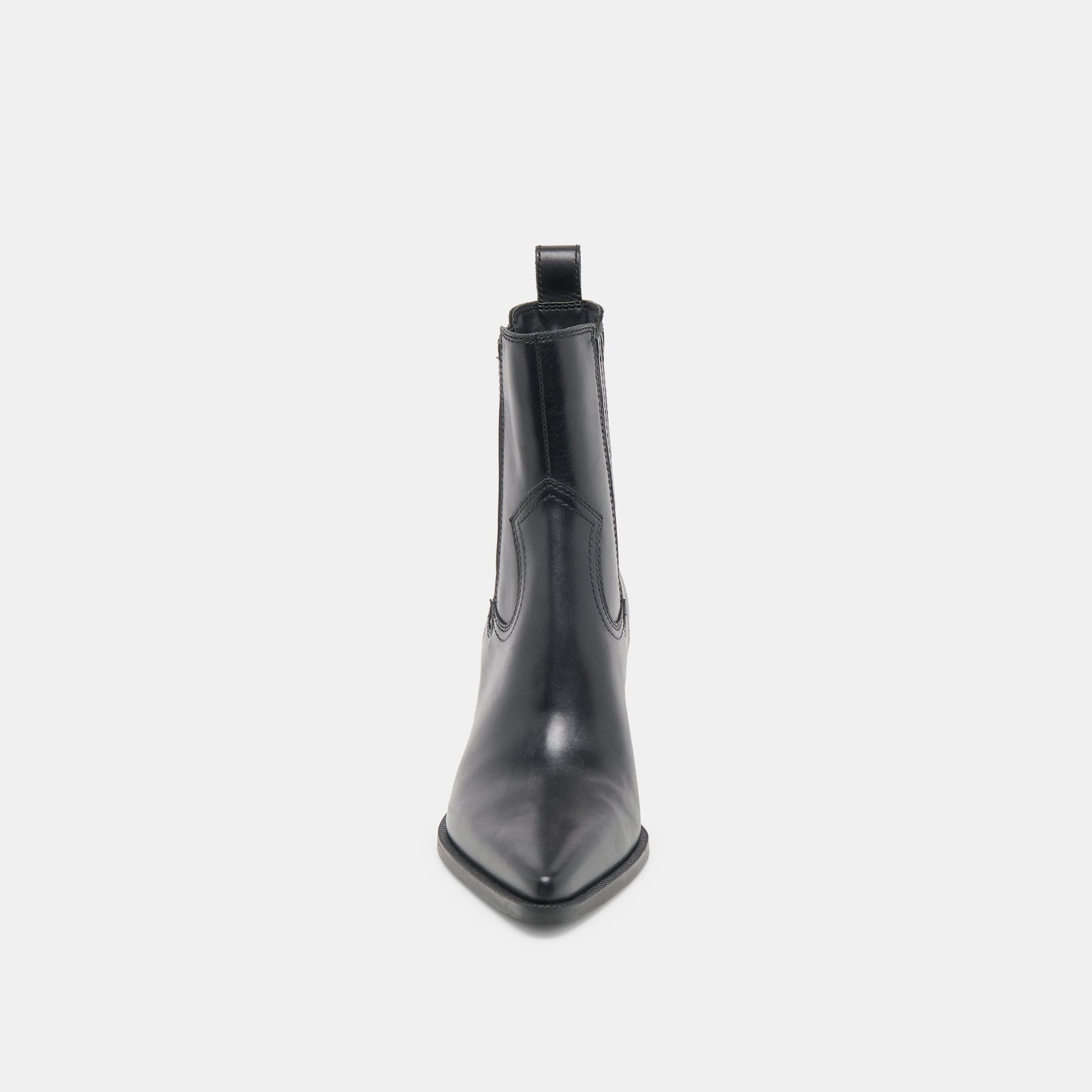 Slim Black Leather Booties Dolce Vita On sale
