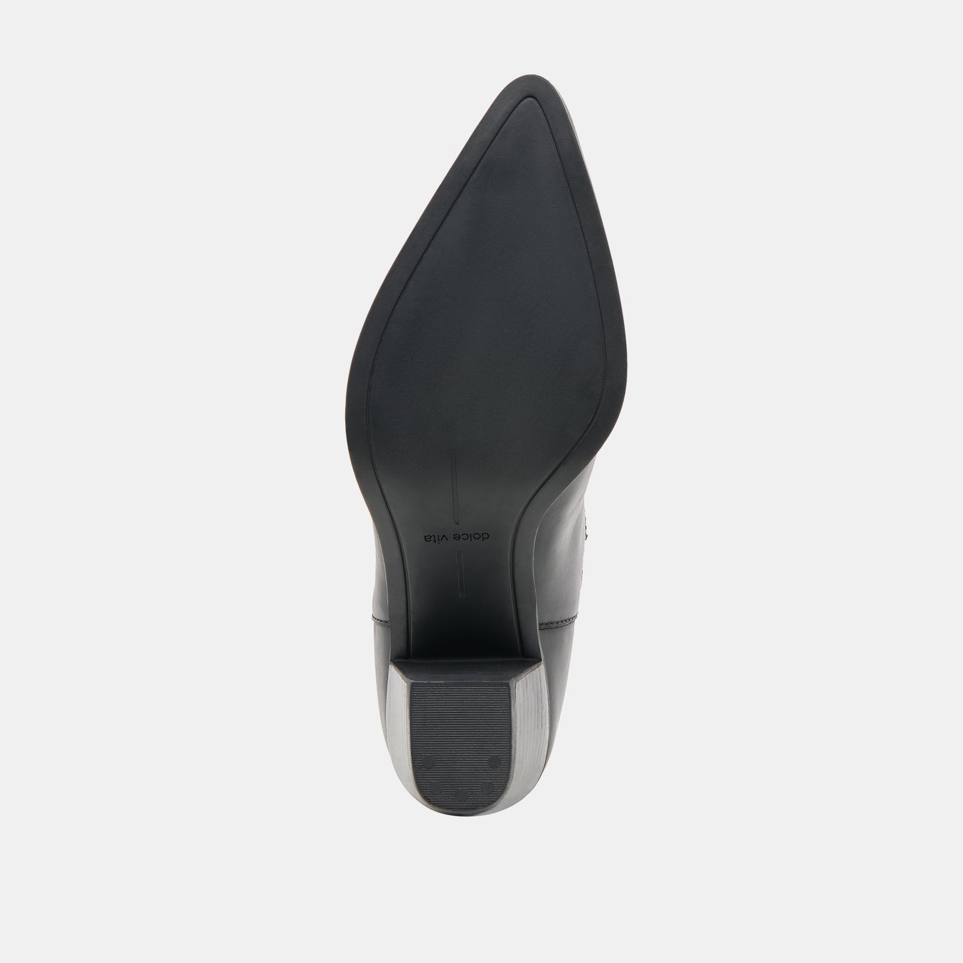 Slim Black Leather Booties Dolce Vita On sale